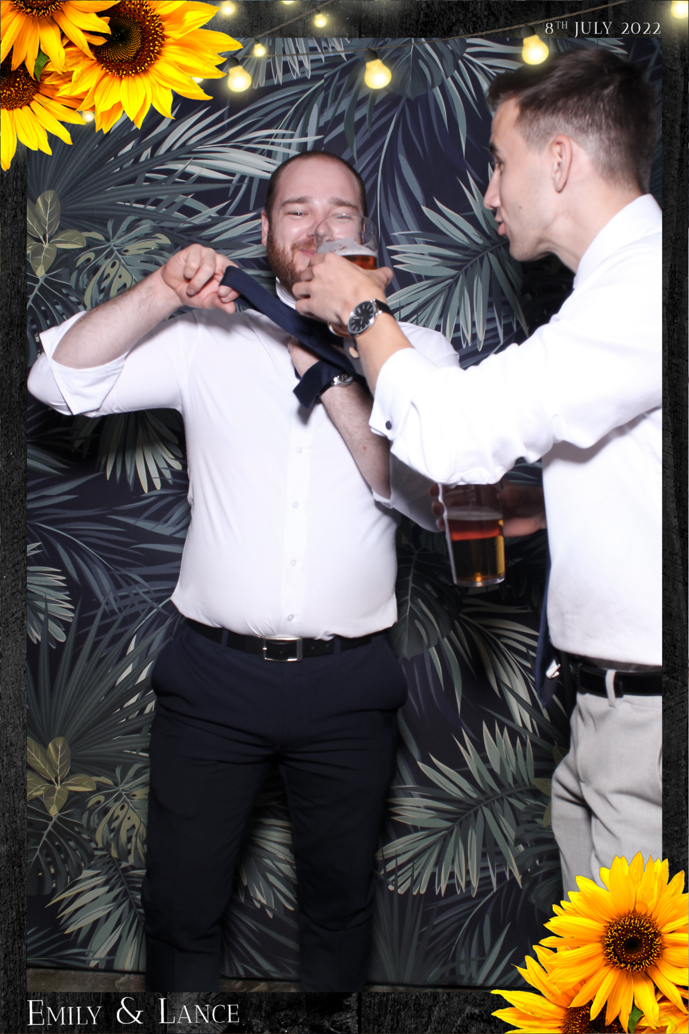 Emily & Lance Wedding - Selfie Mirror | View more photos from the event at gallery.freshbooths.com/u/FreshBooths/Emily-Lance-Wedding-Selfie-Mirror