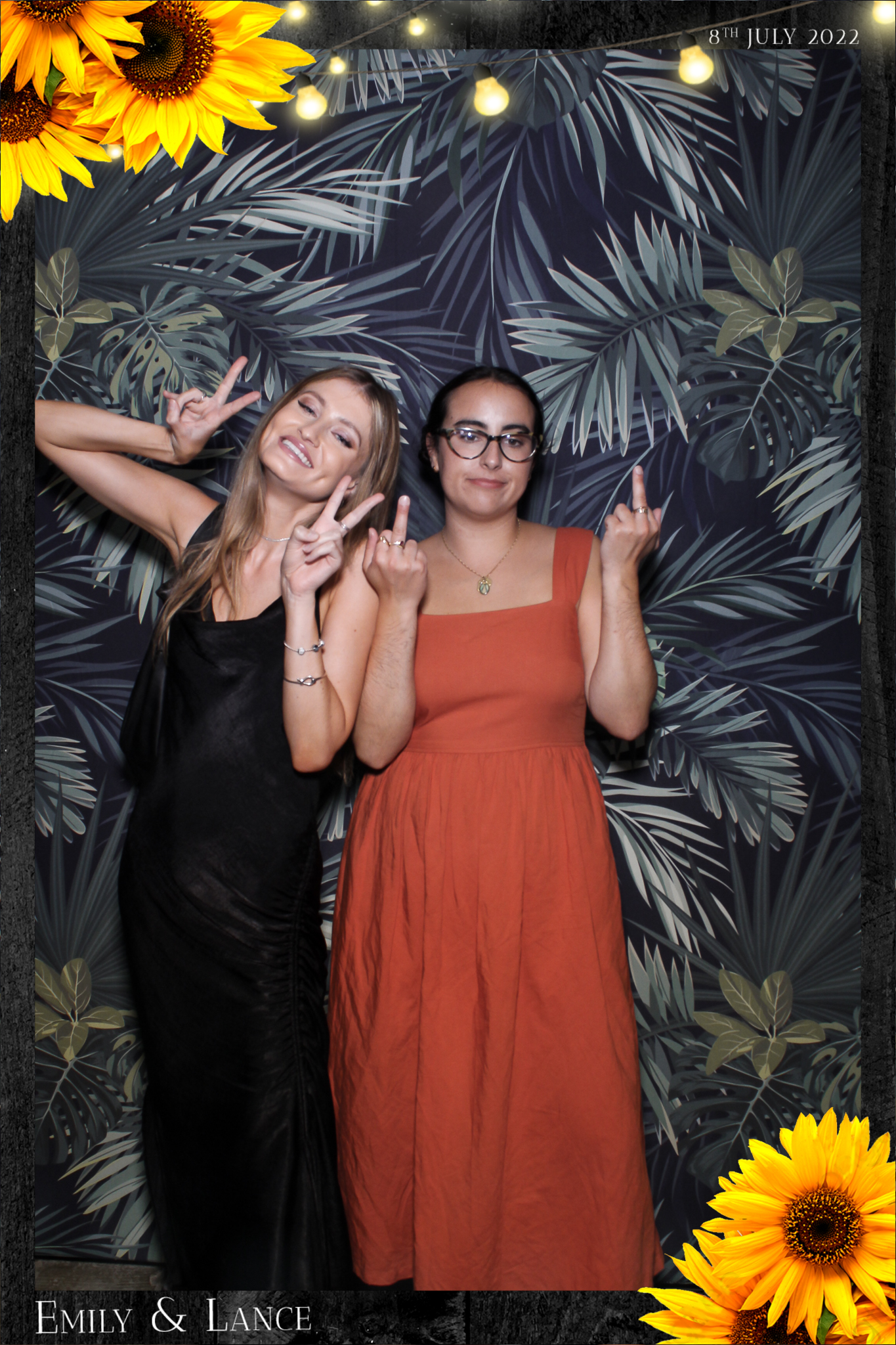 Emily & Lance Wedding - Selfie Mirror | View more photos from the event at gallery.freshbooths.com/u/FreshBooths/Emily-Lance-Wedding-Selfie-Mirror