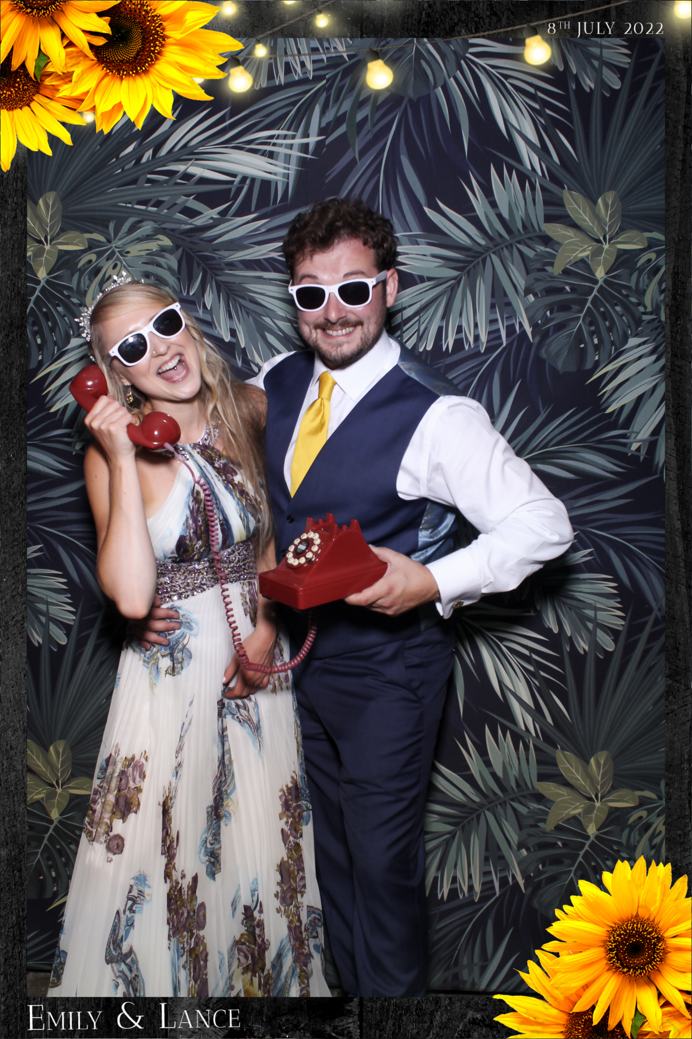 Emily & Lance Wedding - Selfie Mirror | View more photos from the event at gallery.freshbooths.com/u/FreshBooths/Emily-Lance-Wedding-Selfie-Mirror
