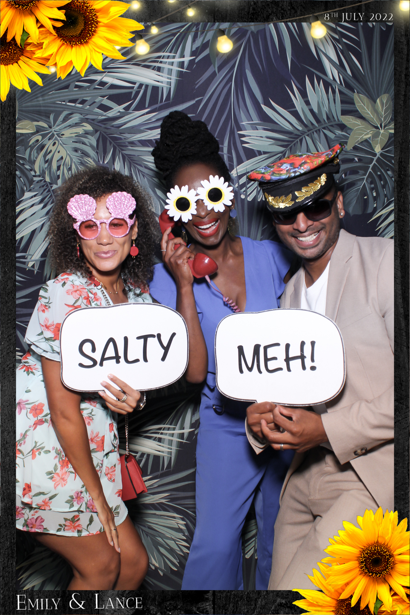 Emily & Lance Wedding - Selfie Mirror | View more photos from the event at gallery.freshbooths.com/u/FreshBooths/Emily-Lance-Wedding-Selfie-Mirror