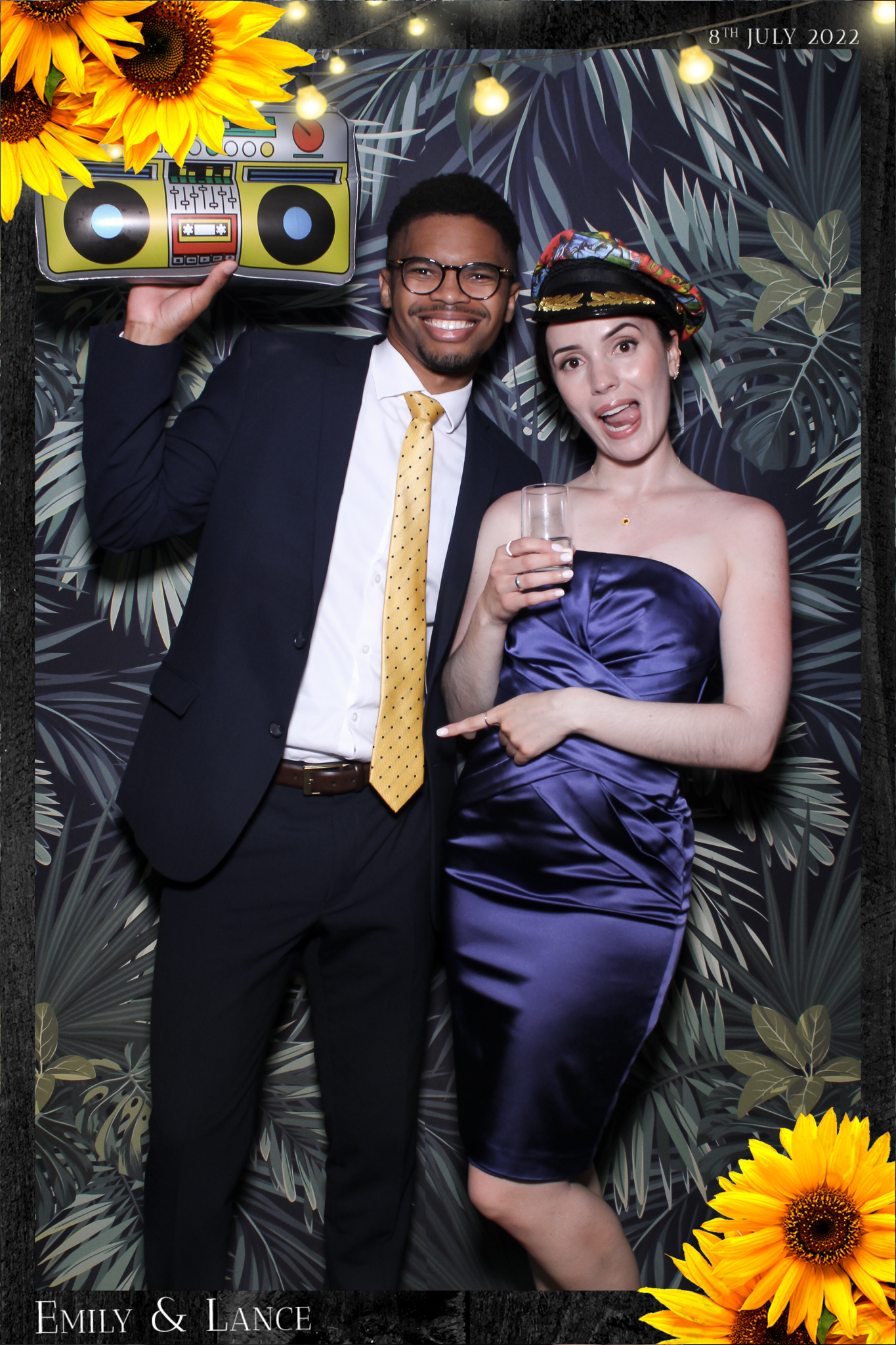 Emily & Lance Wedding - Selfie Mirror | View more photos from the event at gallery.freshbooths.com/u/FreshBooths/Emily-Lance-Wedding-Selfie-Mirror