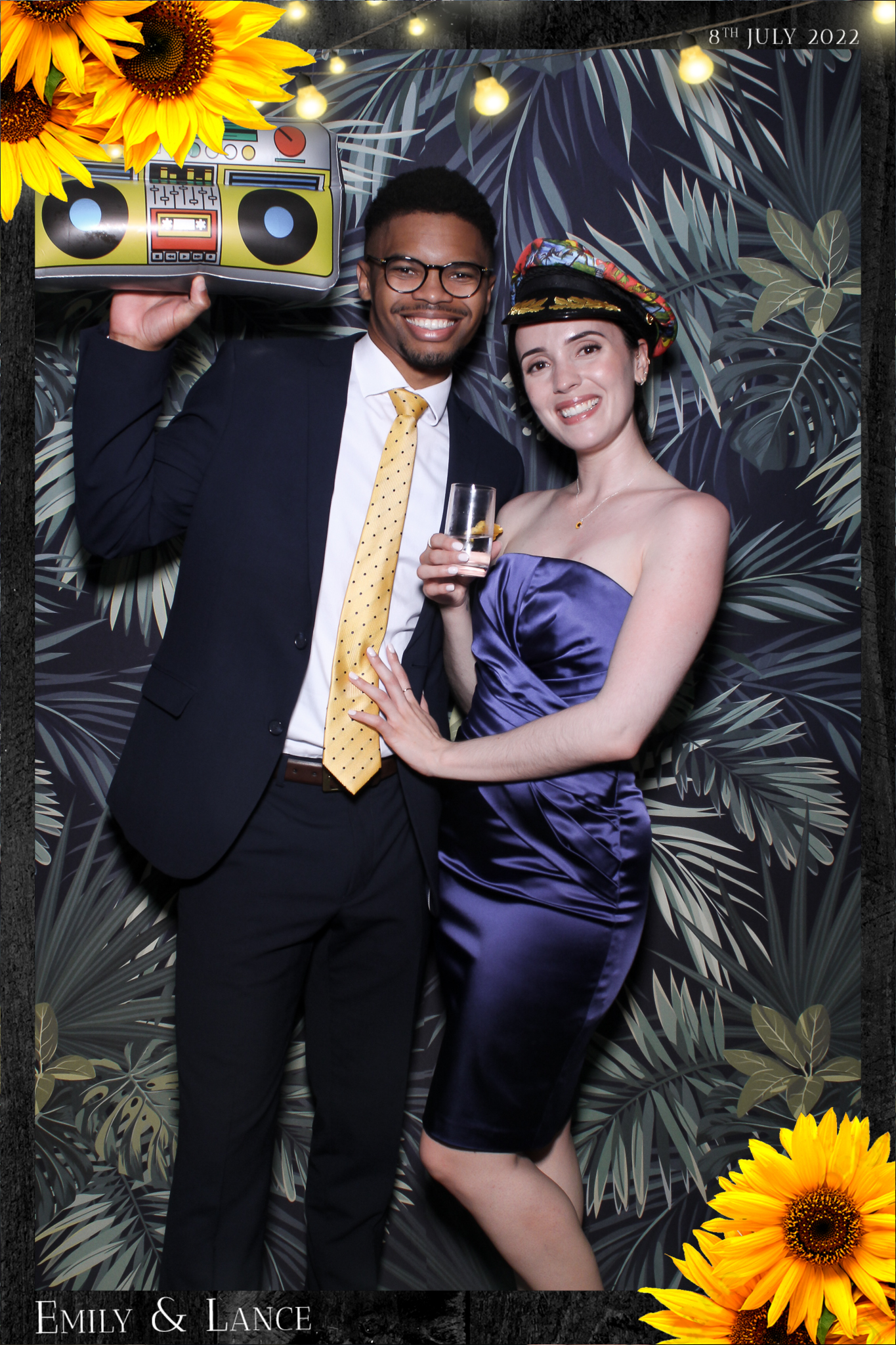 Emily & Lance Wedding - Selfie Mirror | View more photos from the event at gallery.freshbooths.com/u/FreshBooths/Emily-Lance-Wedding-Selfie-Mirror