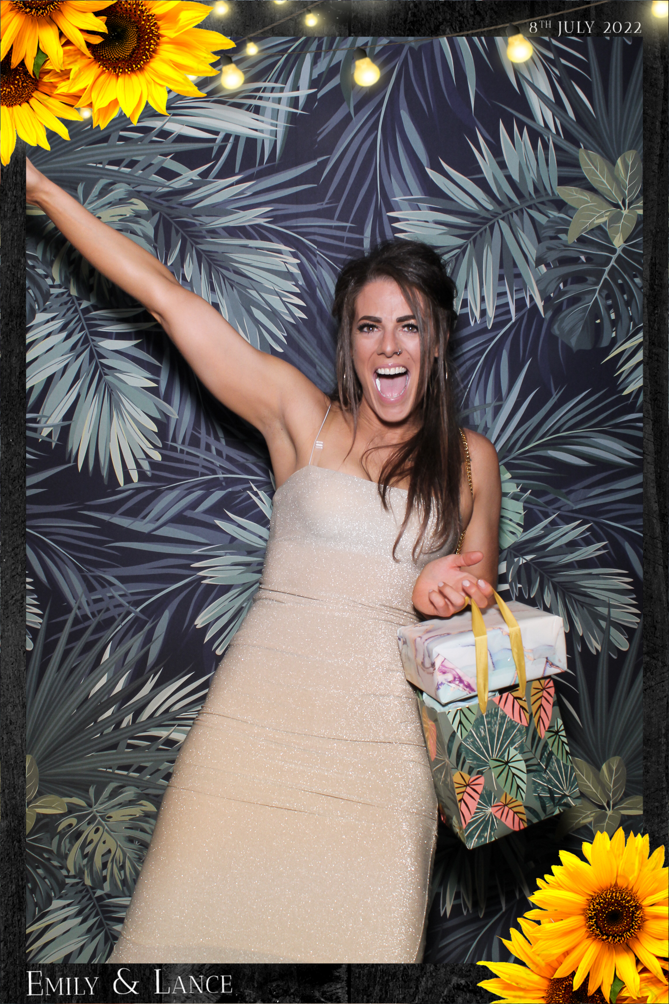 Emily & Lance Wedding - Selfie Mirror | View more photos from the event at gallery.freshbooths.com/u/FreshBooths/Emily-Lance-Wedding-Selfie-Mirror