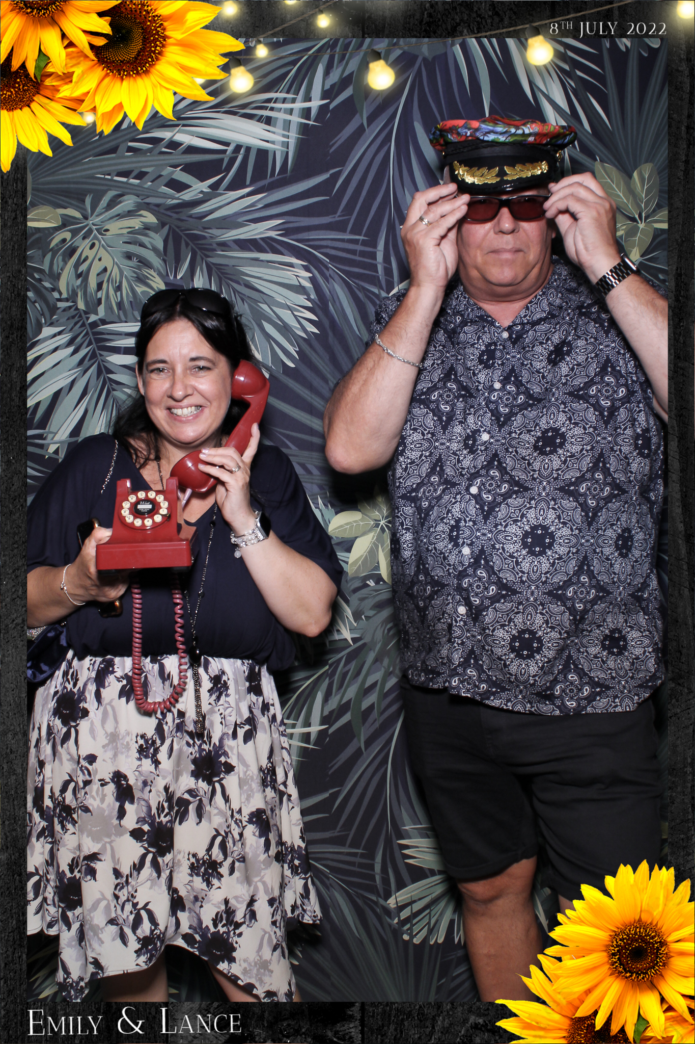 Emily & Lance Wedding - Selfie Mirror | View more photos from the event at gallery.freshbooths.com/u/FreshBooths/Emily-Lance-Wedding-Selfie-Mirror