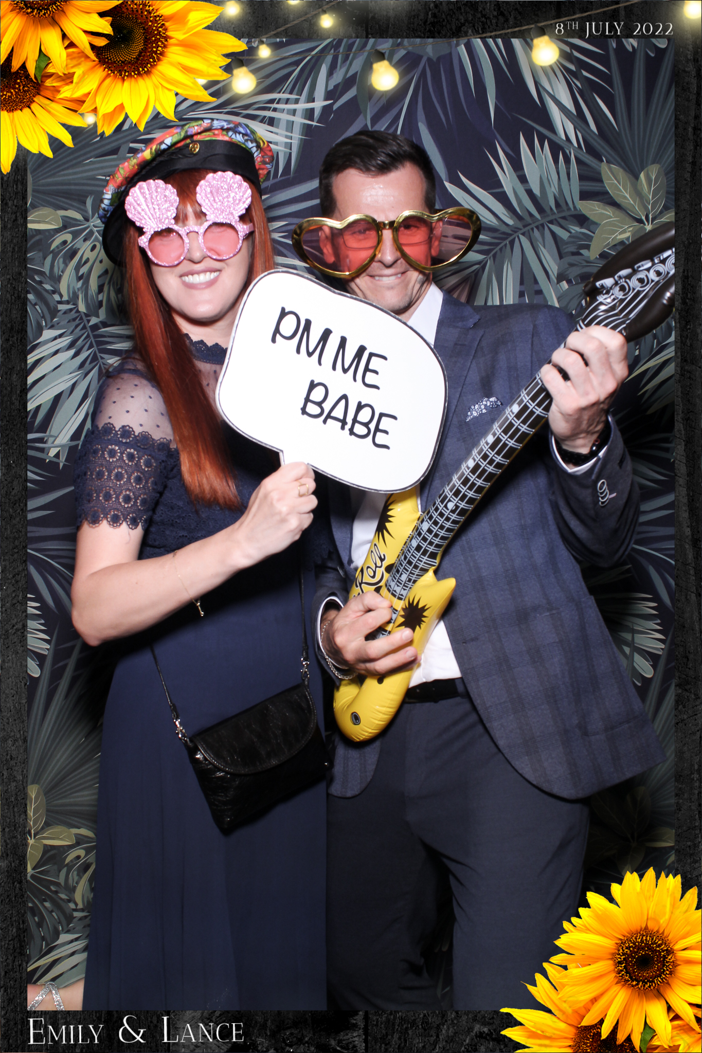 Emily & Lance Wedding - Selfie Mirror | View more photos from the event at gallery.freshbooths.com/u/FreshBooths/Emily-Lance-Wedding-Selfie-Mirror
