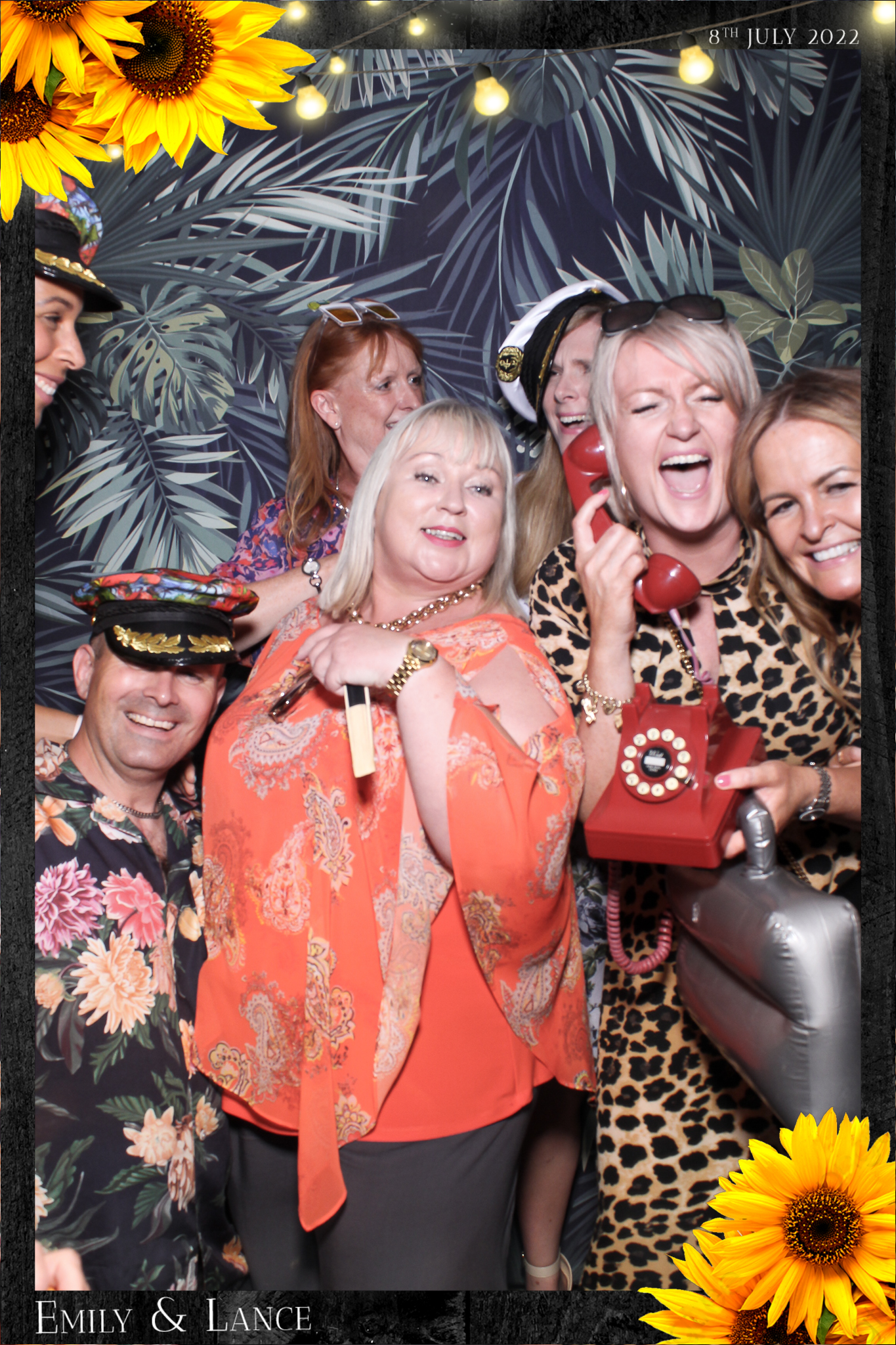Emily & Lance Wedding - Selfie Mirror | View more photos from the event at gallery.freshbooths.com/u/FreshBooths/Emily-Lance-Wedding-Selfie-Mirror