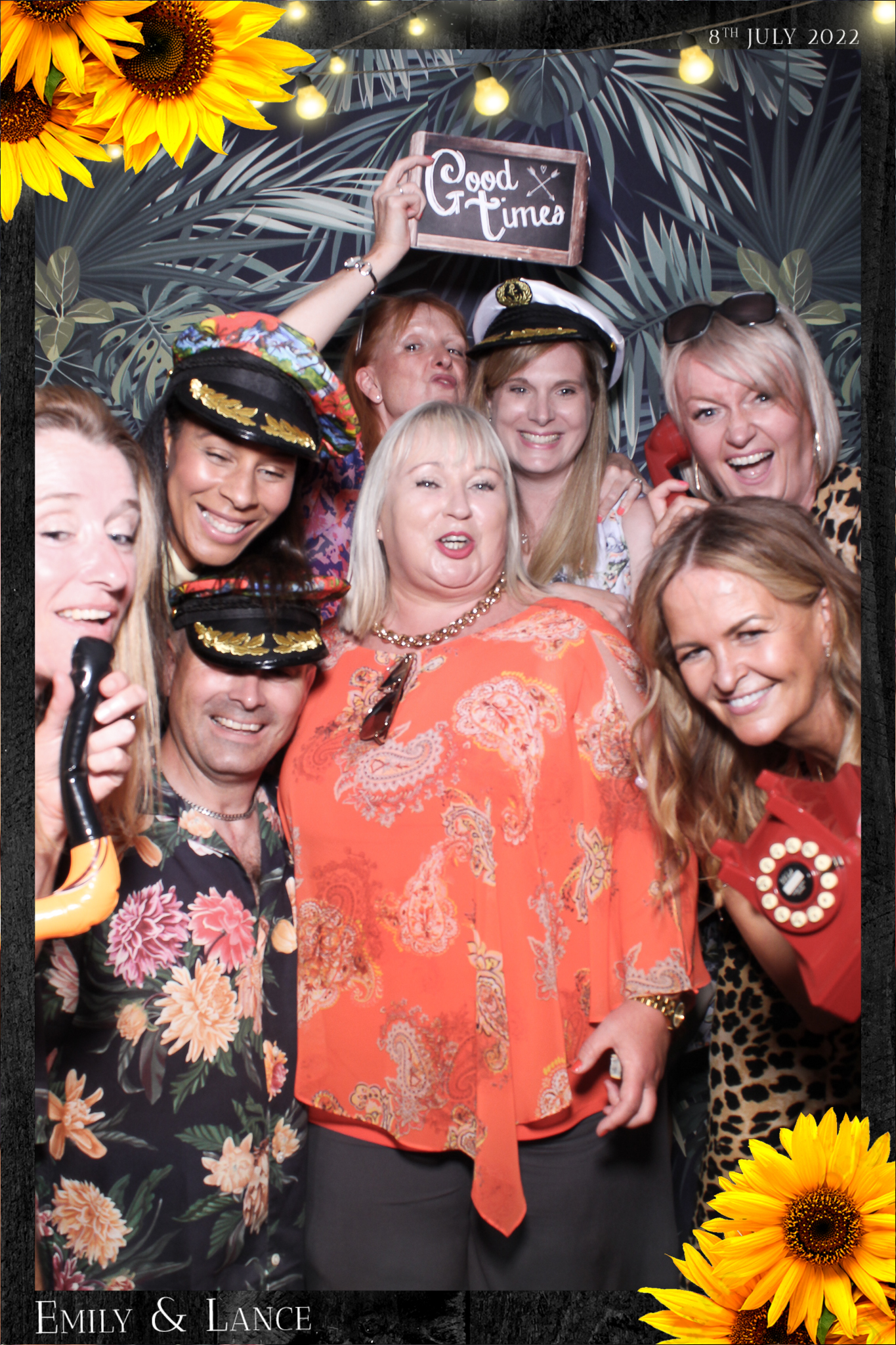 Emily & Lance Wedding - Selfie Mirror | View more photos from the event at gallery.freshbooths.com/u/FreshBooths/Emily-Lance-Wedding-Selfie-Mirror