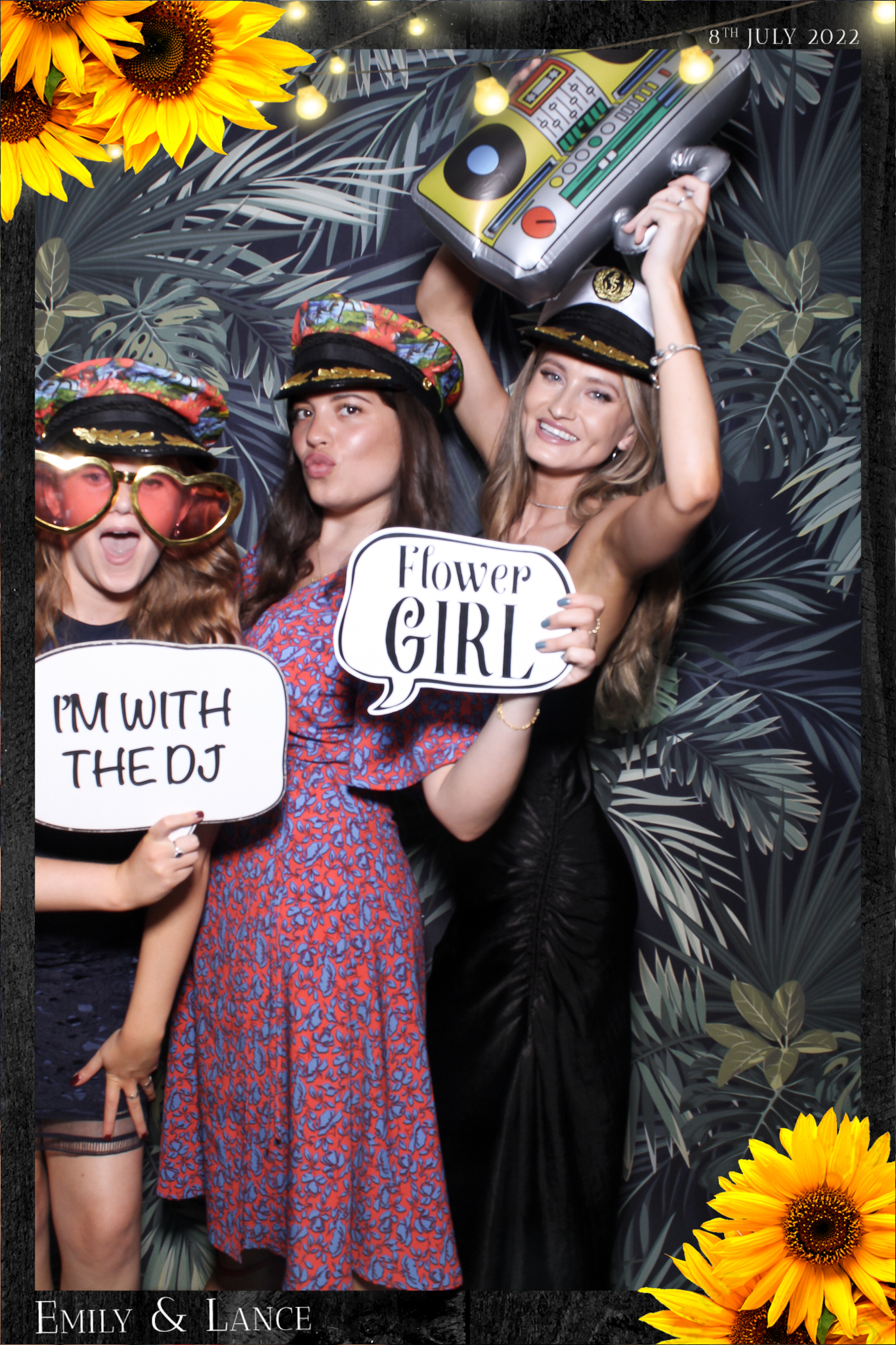 Emily & Lance Wedding - Selfie Mirror | View more photos from the event at gallery.freshbooths.com/u/FreshBooths/Emily-Lance-Wedding-Selfie-Mirror