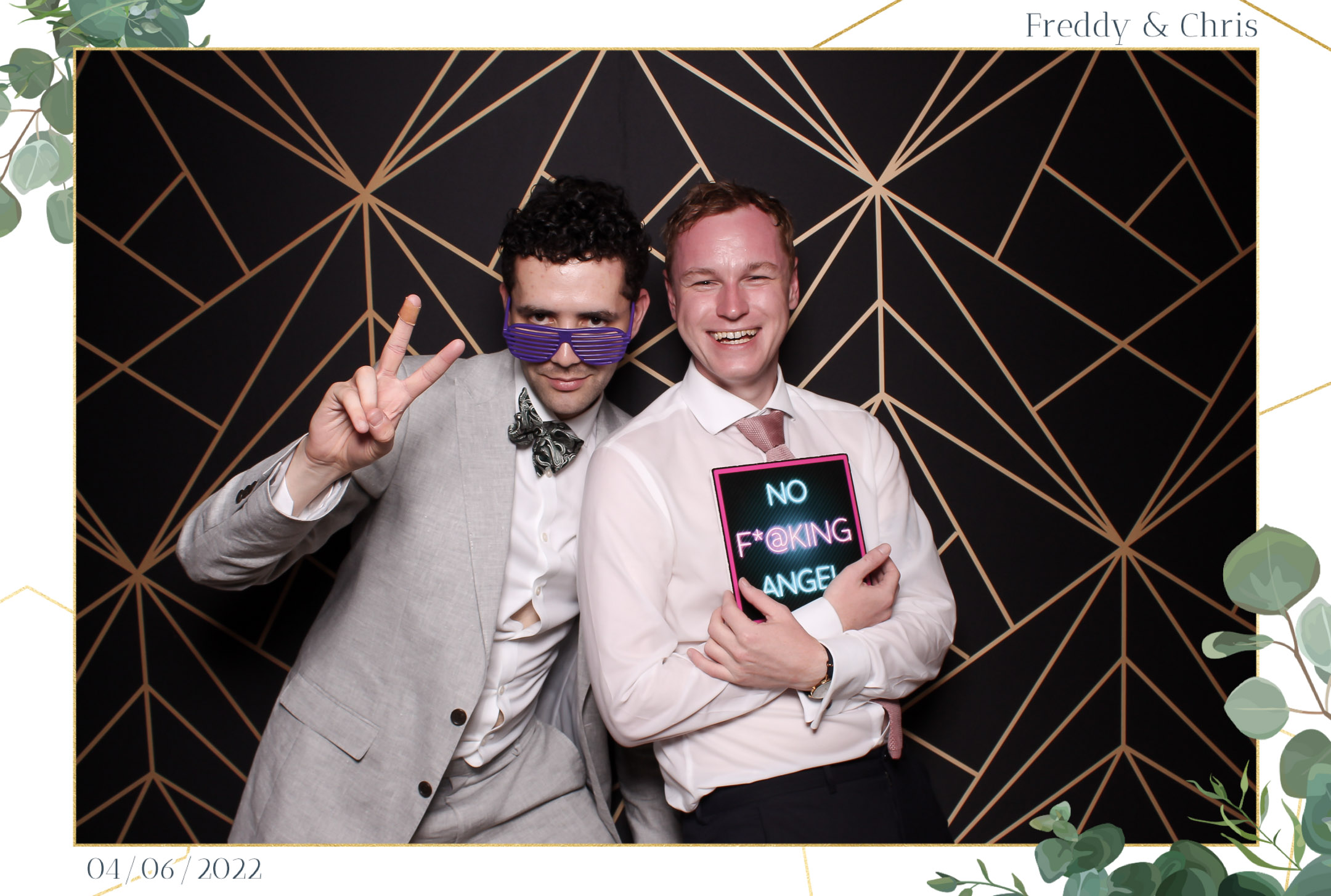 Freddy & Chris - Classic Open Booth | View more photos from the event at gallery.freshbooths.com/u/FreshBooths/Freddy-Chris-Classic-Open-Booth