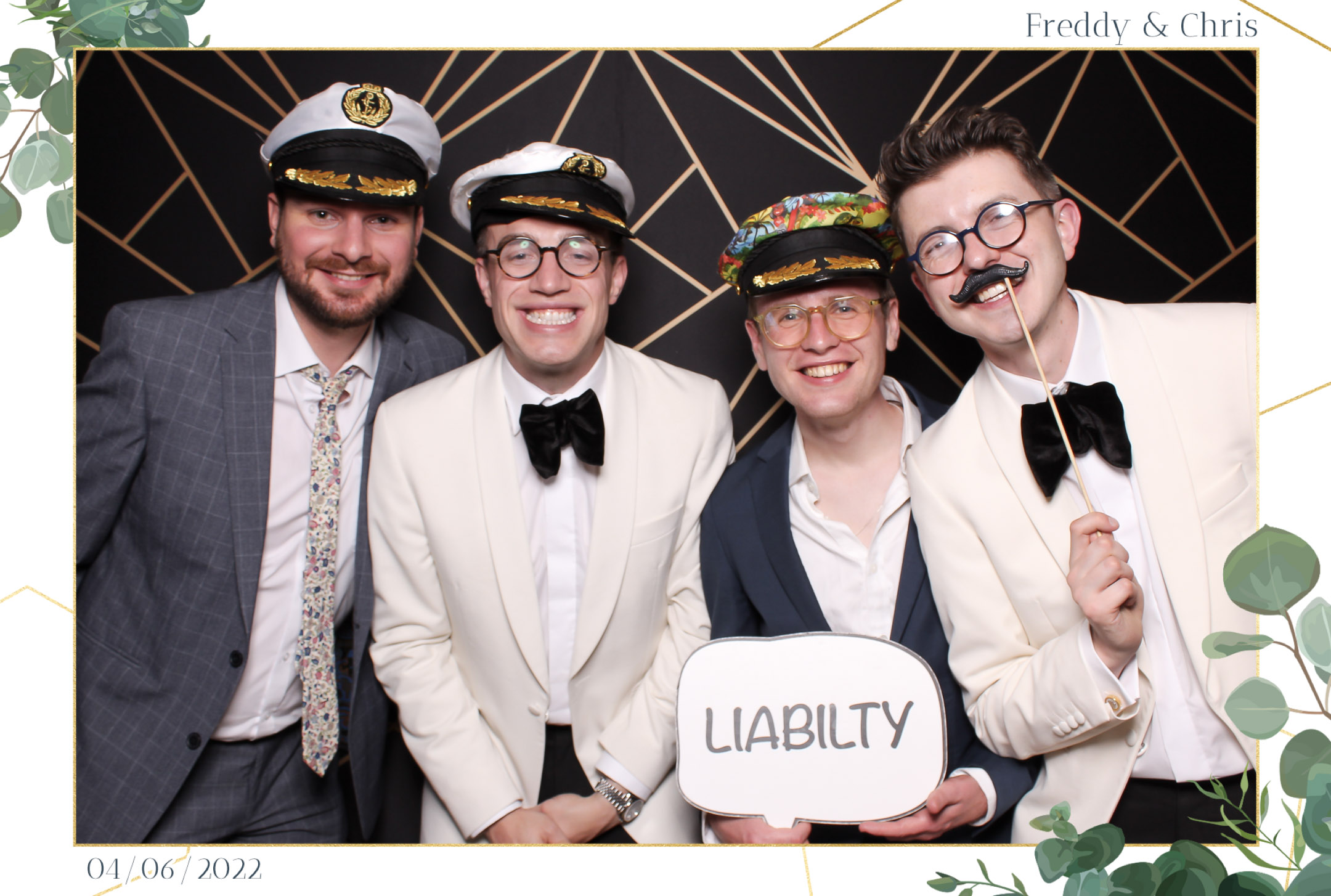 Freddy & Chris - Classic Open Booth | View more photos from the event at gallery.freshbooths.com/u/FreshBooths/Freddy-Chris-Classic-Open-Booth