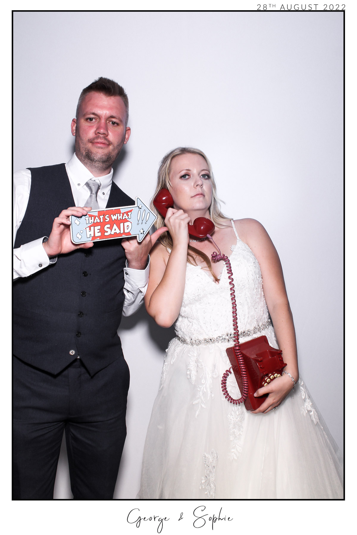 George & Sophie - Selfie Mirror | View more photos from the event at gallery.freshbooths.com/u/FreshBooths/George-Sophie-Selfie-Mirror