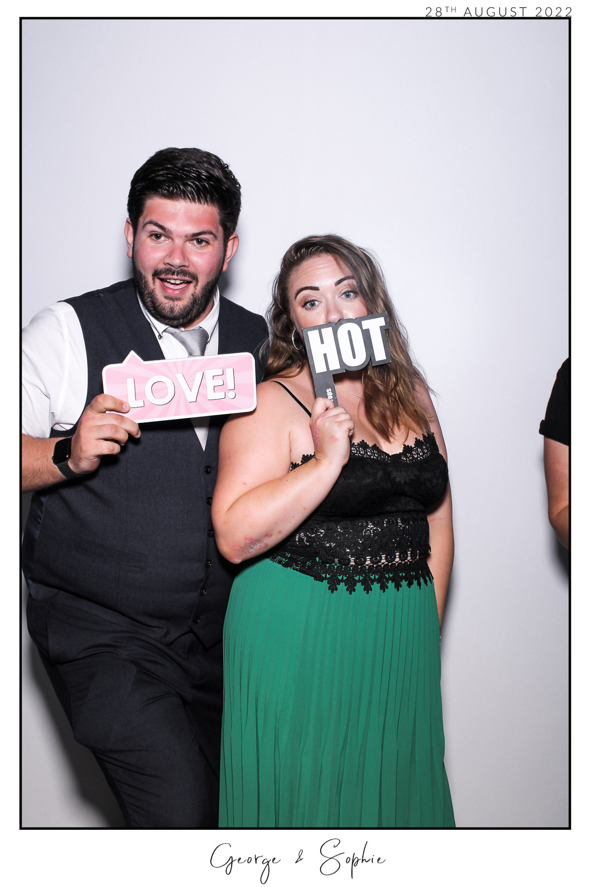 George & Sophie - Selfie Mirror | View more photos from the event at gallery.freshbooths.com/u/FreshBooths/George-Sophie-Selfie-Mirror