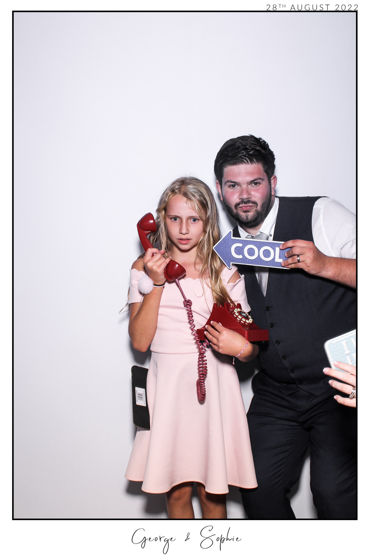 George & Sophie - Selfie Mirror | View more photos from the event at gallery.freshbooths.com/u/FreshBooths/George-Sophie-Selfie-Mirror