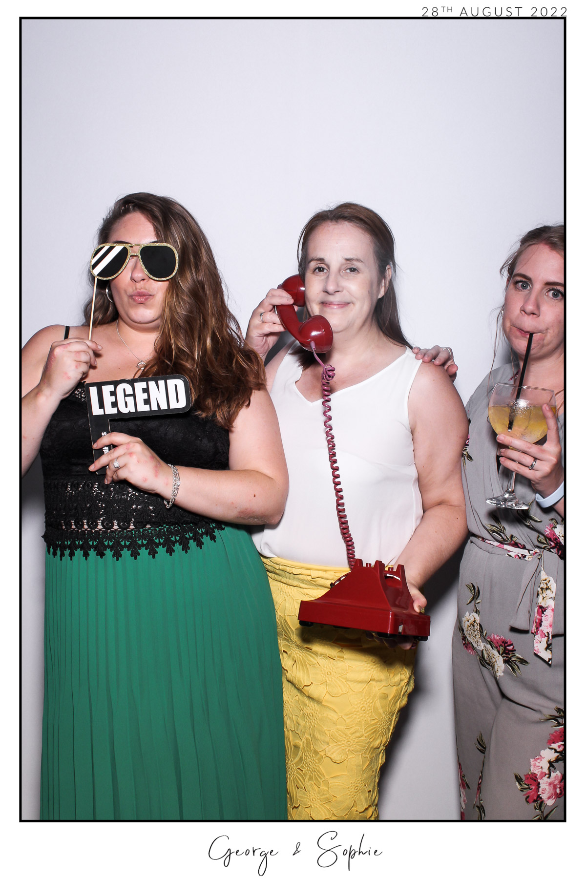 George & Sophie - Selfie Mirror | View more photos from the event at gallery.freshbooths.com/u/FreshBooths/George-Sophie-Selfie-Mirror