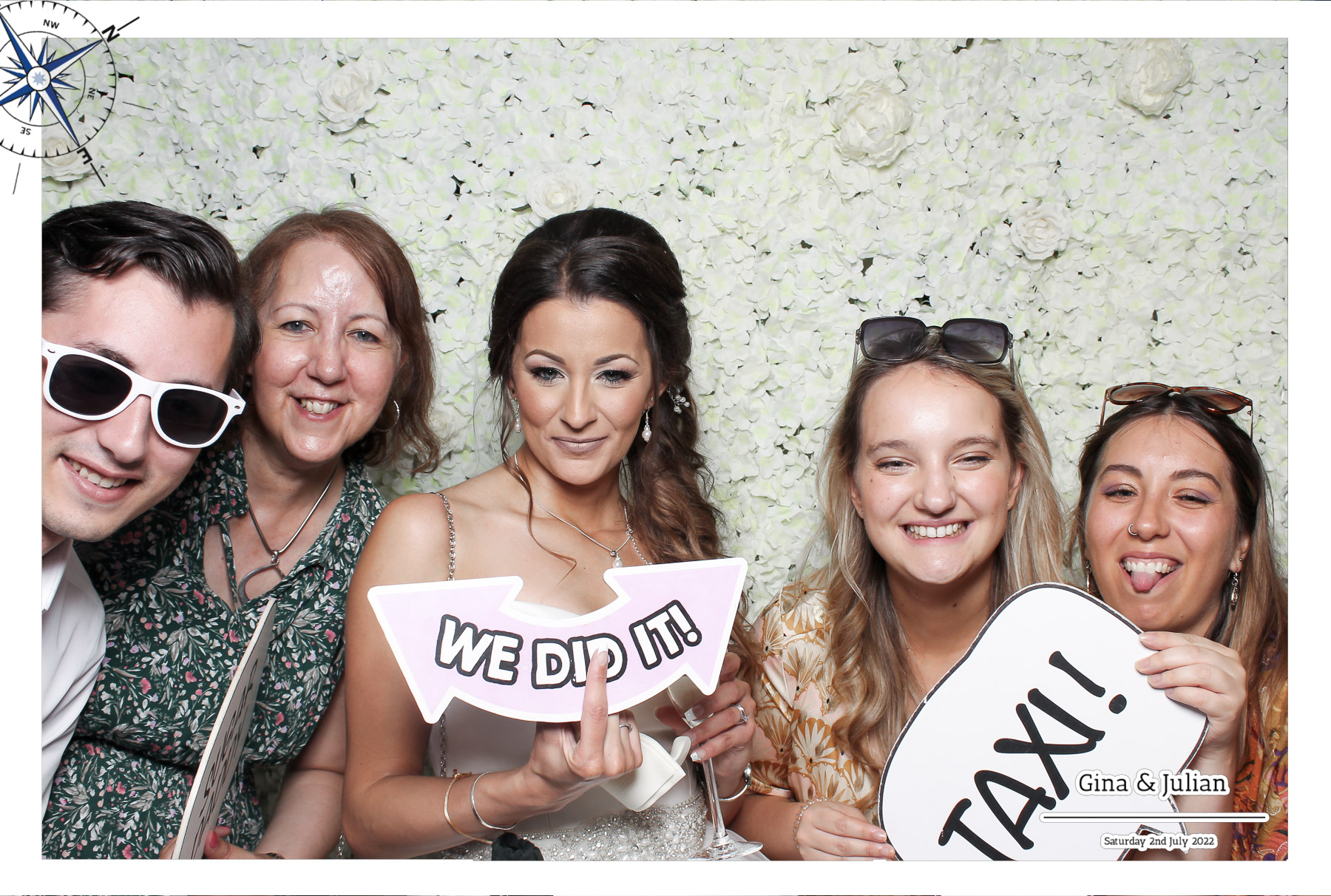 Gina & Julian Wedding - Classic Open Booth | View more photos from the event at gallery.freshbooths.com/u/FreshBooths/Gina-Julian-Wedding-Classic-Open-Booth