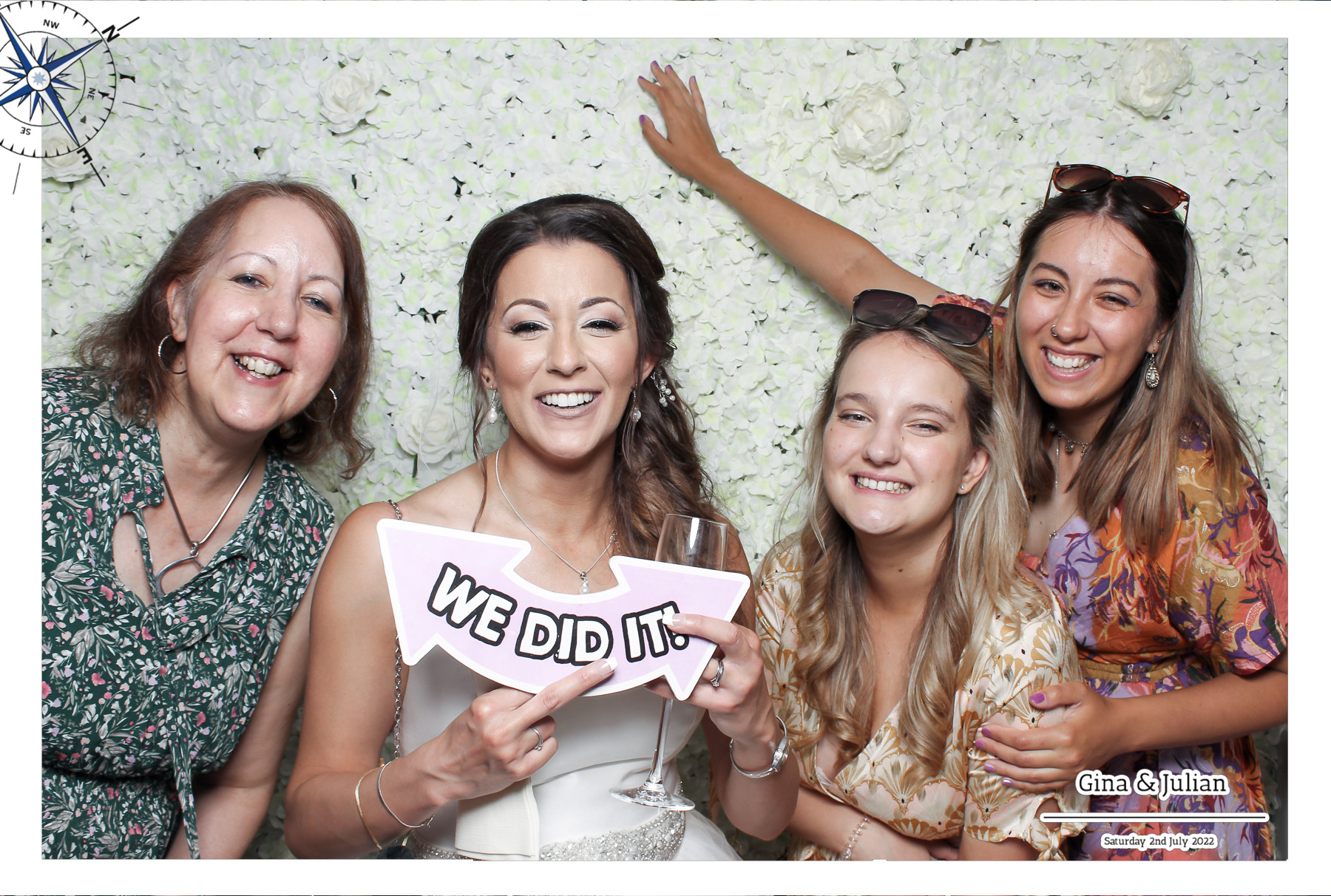 Gina & Julian Wedding - Classic Open Booth | View more photos from the event at gallery.freshbooths.com/u/FreshBooths/Gina-Julian-Wedding-Classic-Open-Booth