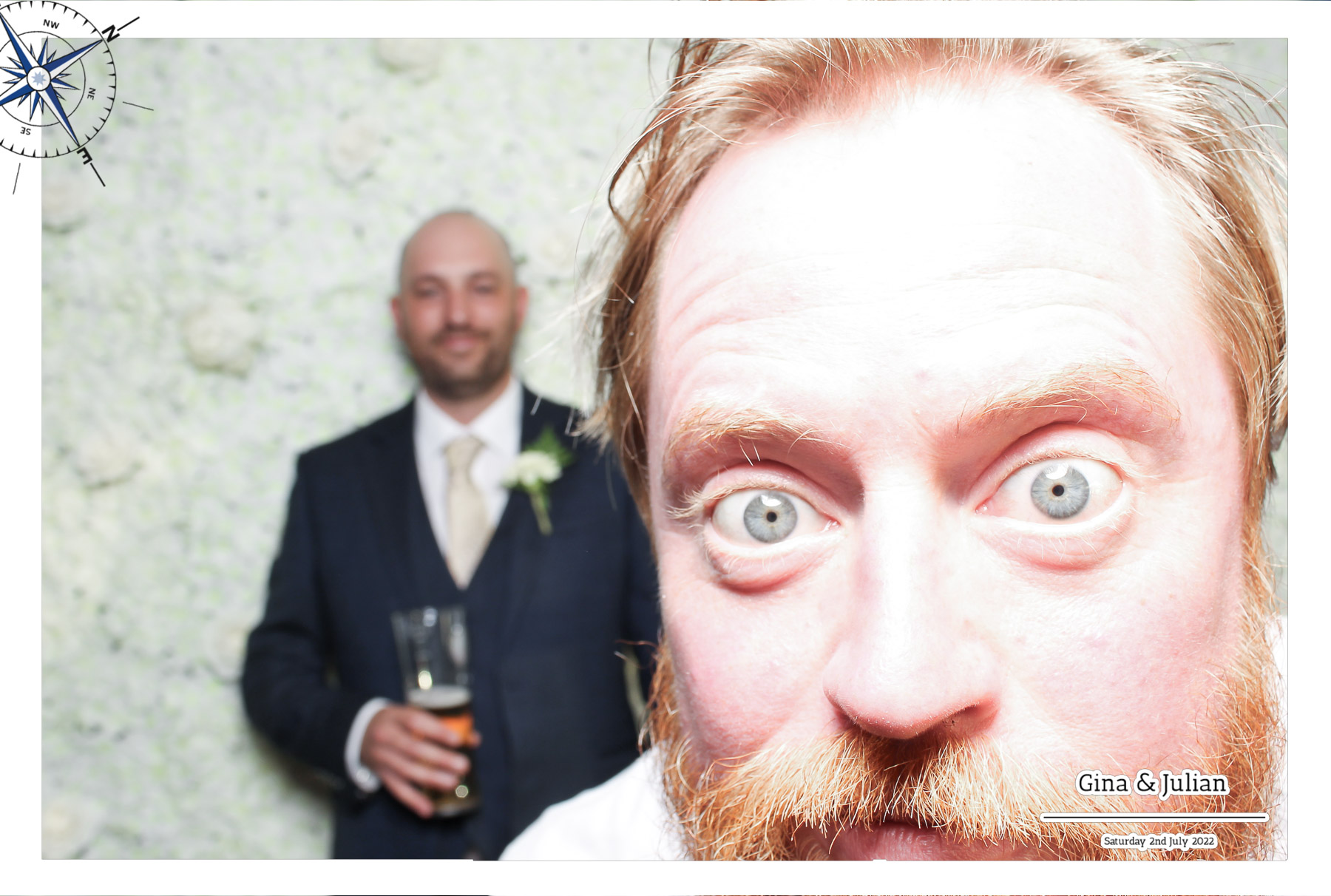Gina & Julian Wedding - Classic Open Booth | View more photos from the event at gallery.freshbooths.com/u/FreshBooths/Gina-Julian-Wedding-Classic-Open-Booth