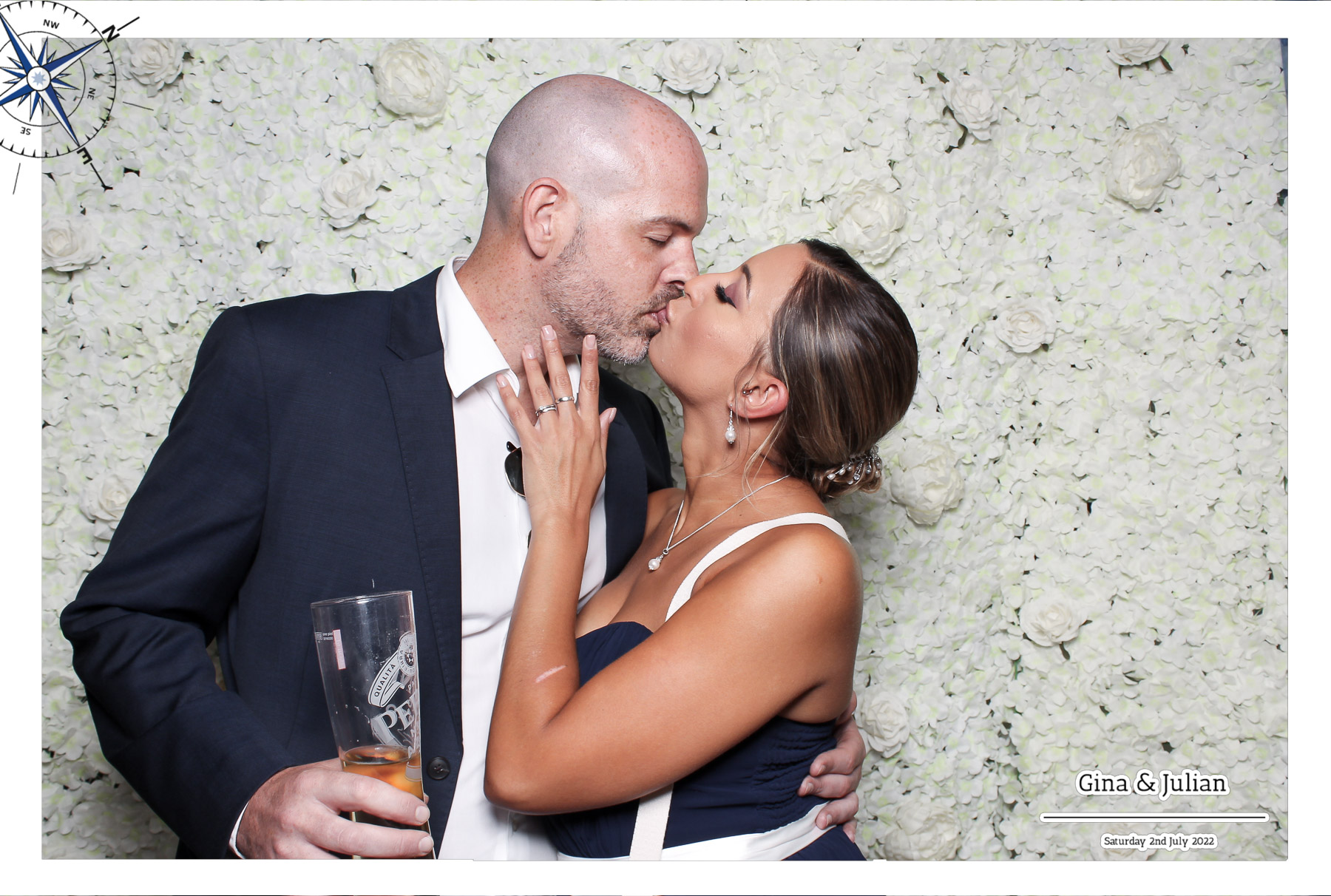 Gina & Julian Wedding - Classic Open Booth | View more photos from the event at gallery.freshbooths.com/u/FreshBooths/Gina-Julian-Wedding-Classic-Open-Booth