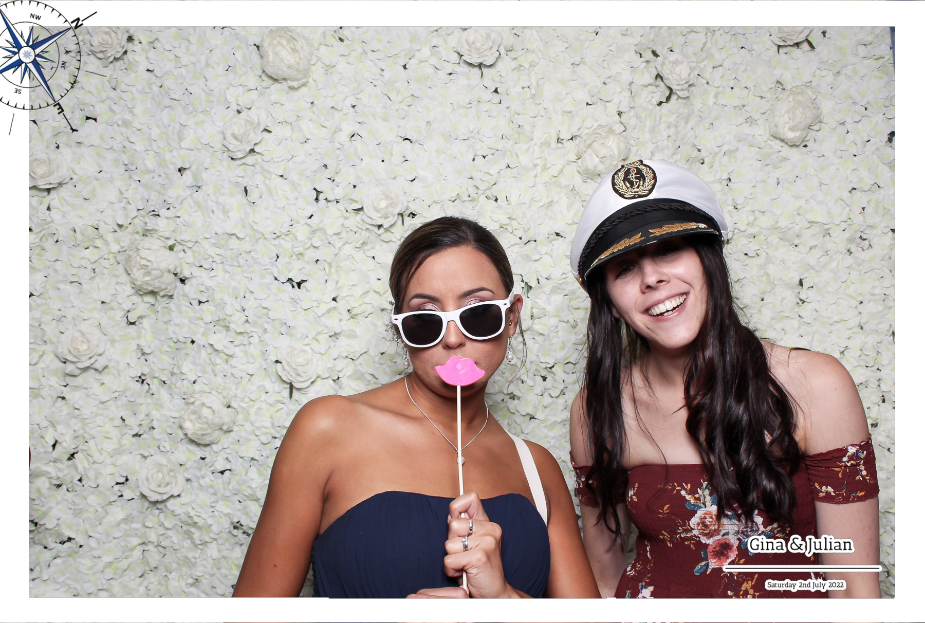 Gina & Julian Wedding - Classic Open Booth | View more photos from the event at gallery.freshbooths.com/u/FreshBooths/Gina-Julian-Wedding-Classic-Open-Booth