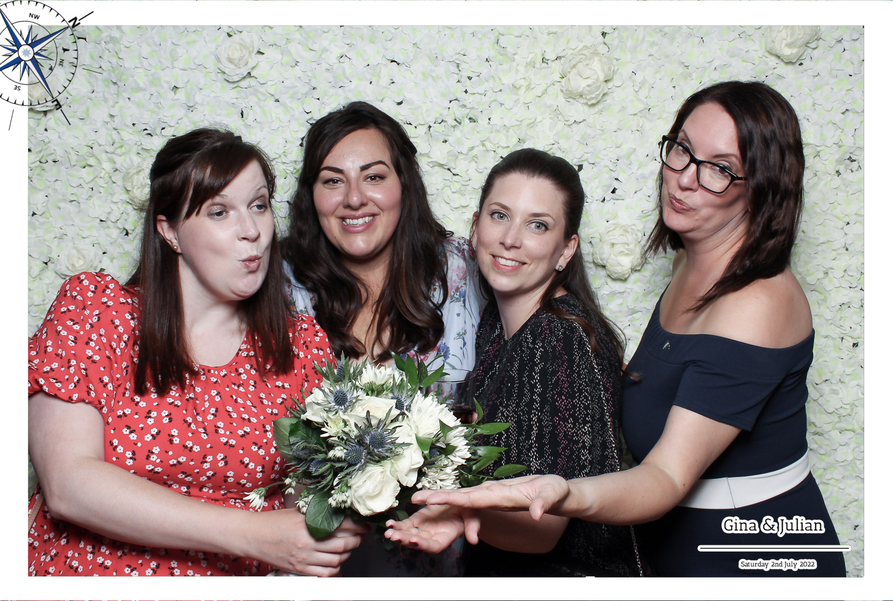 Gina & Julian Wedding - Classic Open Booth | View more photos from the event at gallery.freshbooths.com/u/FreshBooths/Gina-Julian-Wedding-Classic-Open-Booth