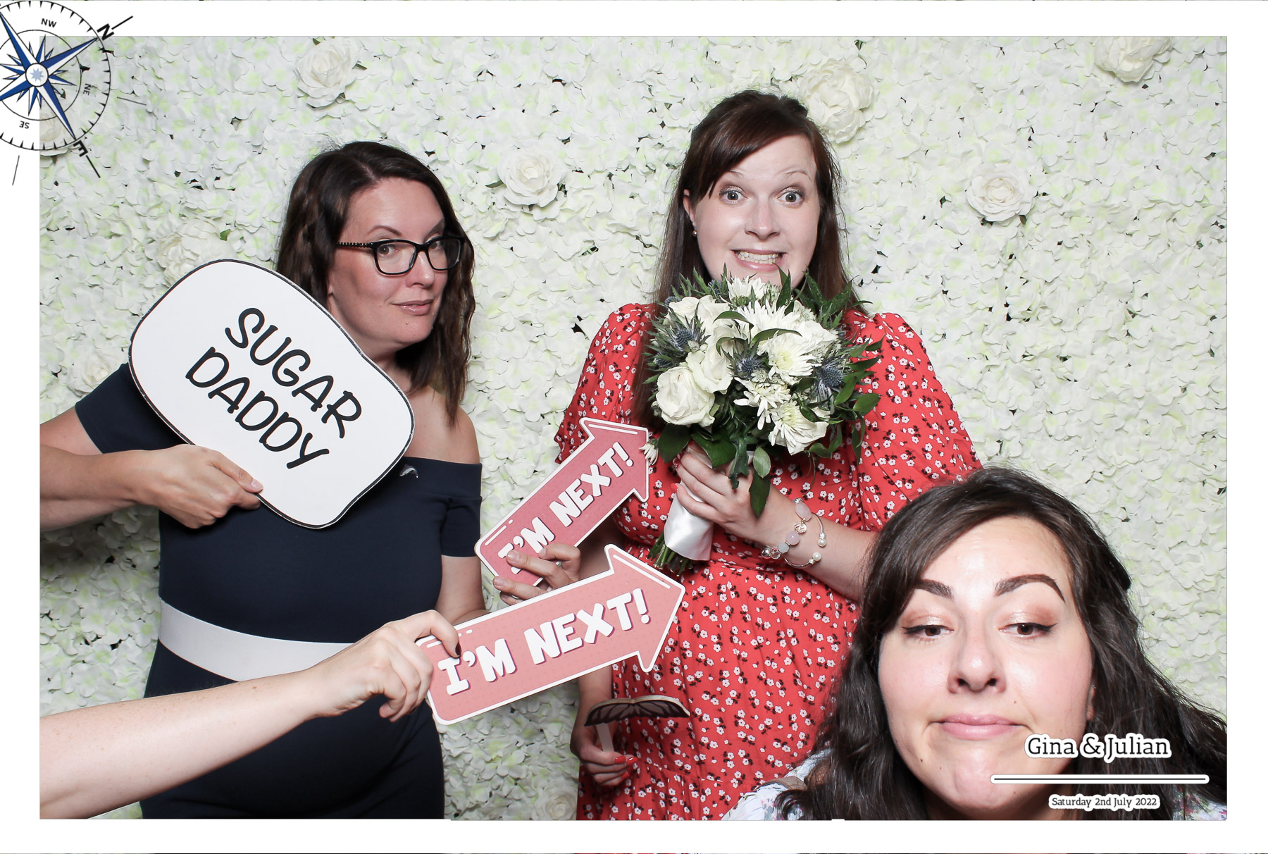 Gina & Julian Wedding - Classic Open Booth | View more photos from the event at gallery.freshbooths.com/u/FreshBooths/Gina-Julian-Wedding-Classic-Open-Booth