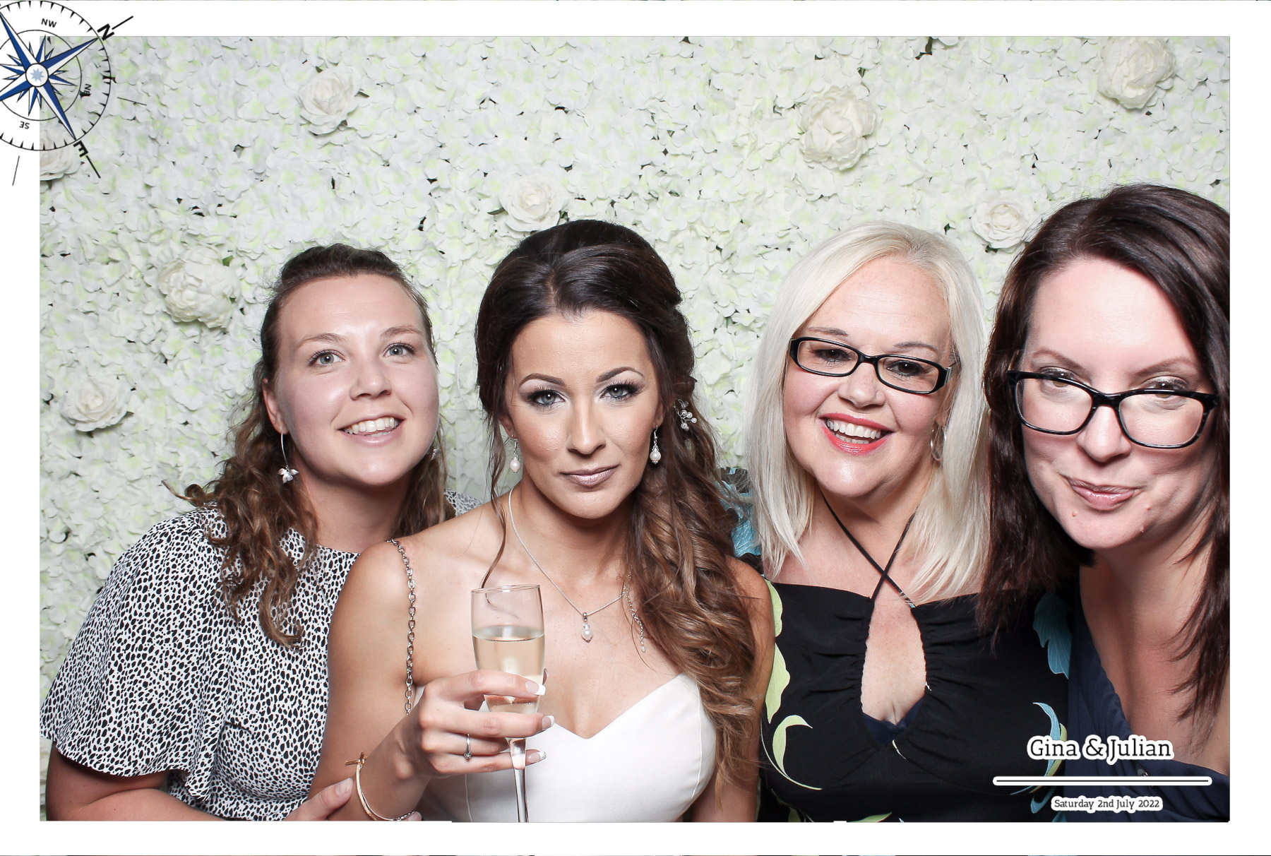 Gina & Julian Wedding - Classic Open Booth | View more photos from the event at gallery.freshbooths.com/u/FreshBooths/Gina-Julian-Wedding-Classic-Open-Booth