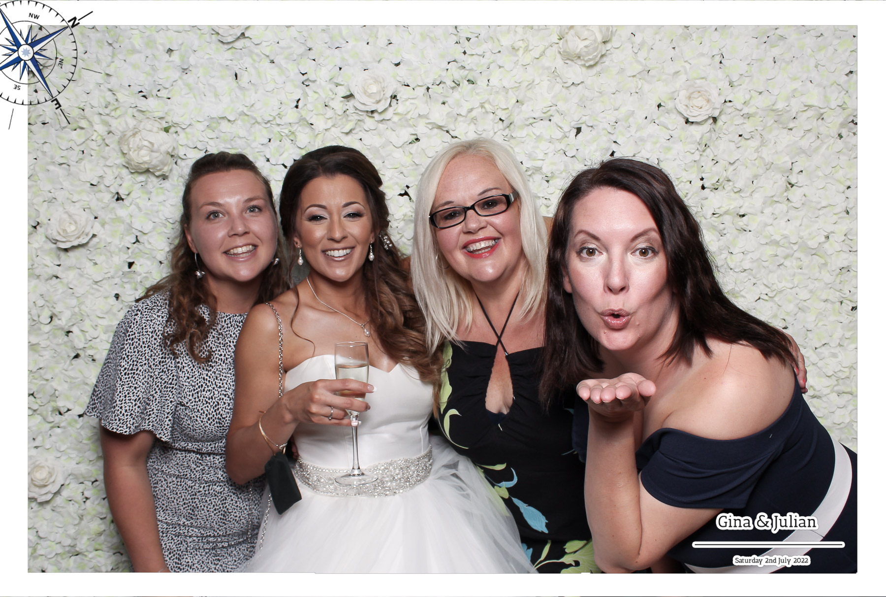 Gina & Julian Wedding - Classic Open Booth | View more photos from the event at gallery.freshbooths.com/u/FreshBooths/Gina-Julian-Wedding-Classic-Open-Booth