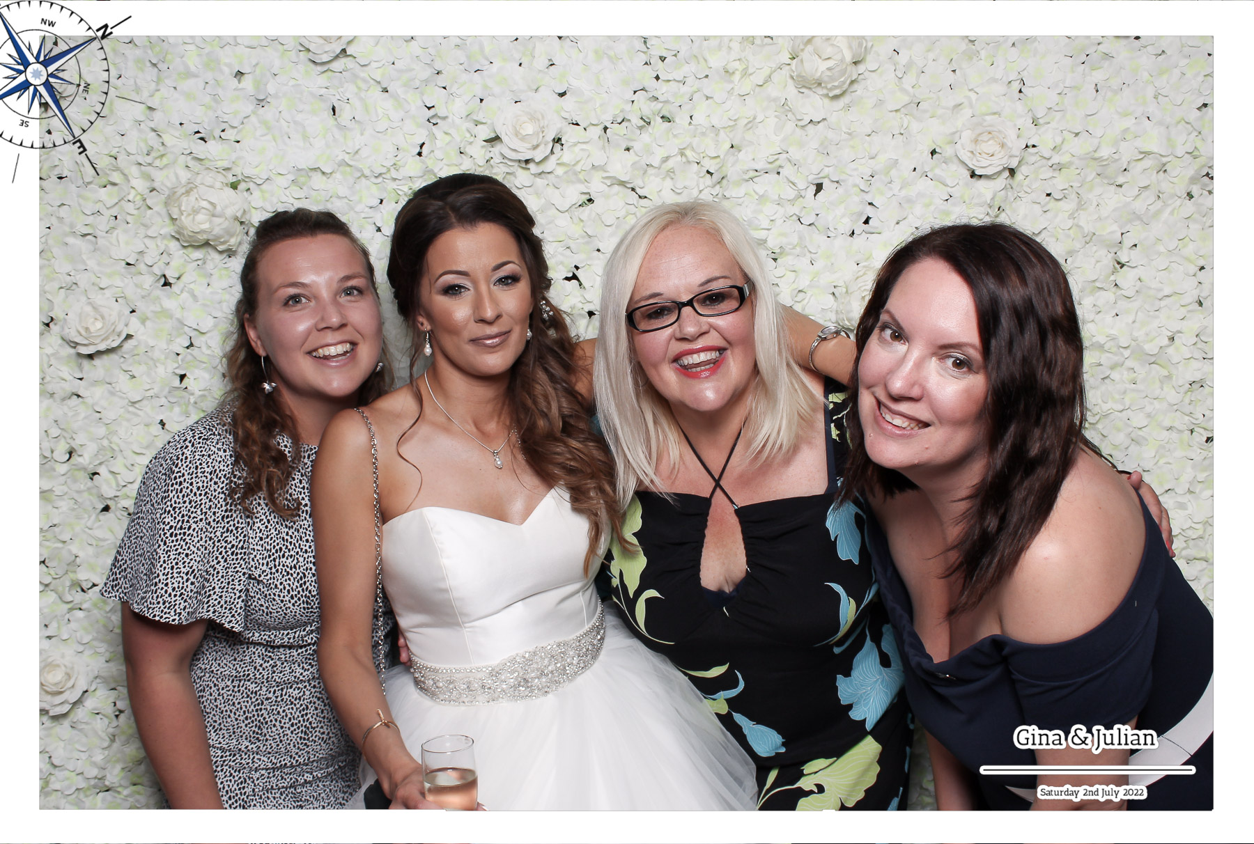 Gina & Julian Wedding - Classic Open Booth | View more photos from the event at gallery.freshbooths.com/u/FreshBooths/Gina-Julian-Wedding-Classic-Open-Booth