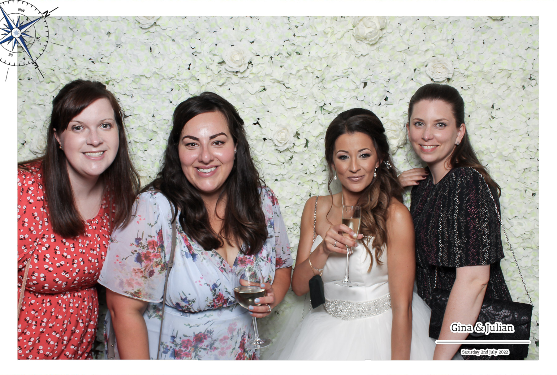 Gina & Julian Wedding - Classic Open Booth | View more photos from the event at gallery.freshbooths.com/u/FreshBooths/Gina-Julian-Wedding-Classic-Open-Booth