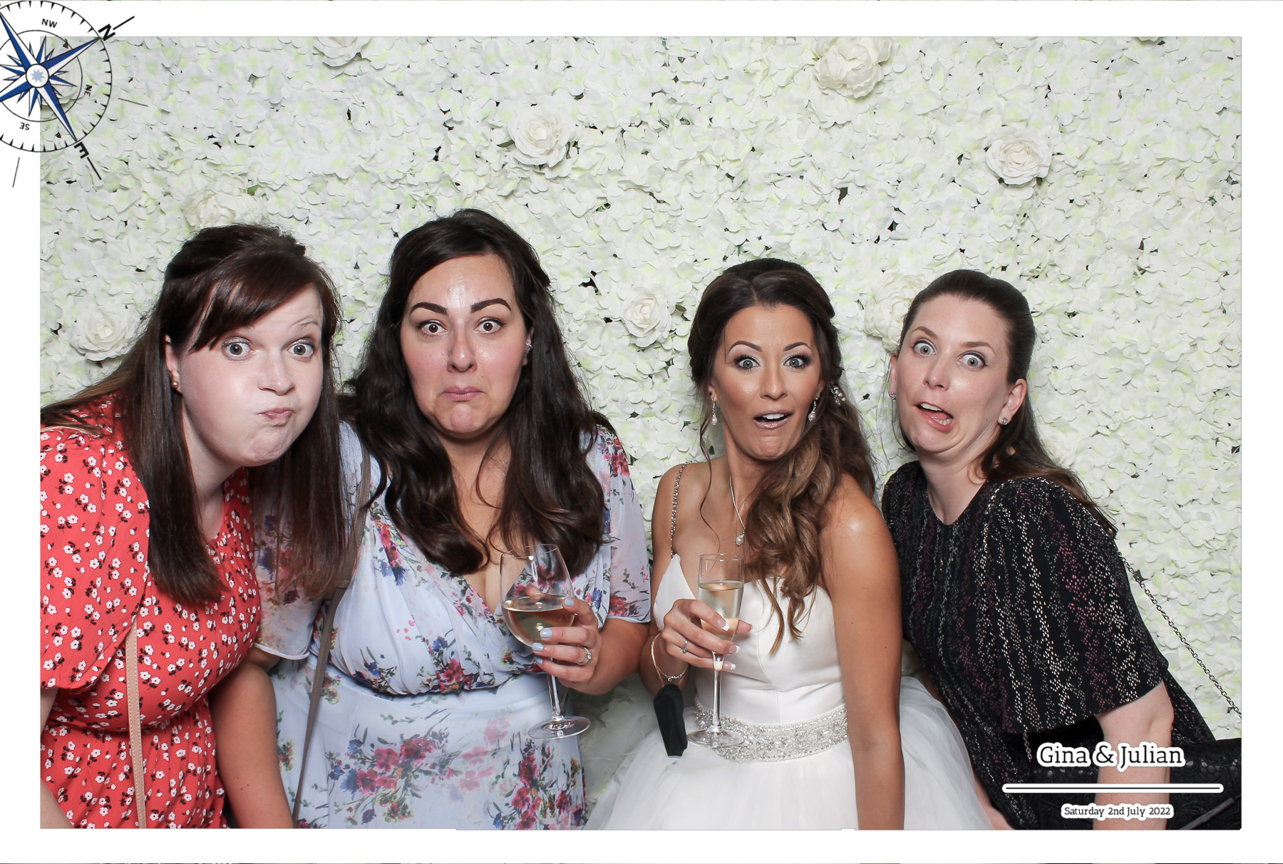Gina & Julian Wedding - Classic Open Booth | View more photos from the event at gallery.freshbooths.com/u/FreshBooths/Gina-Julian-Wedding-Classic-Open-Booth