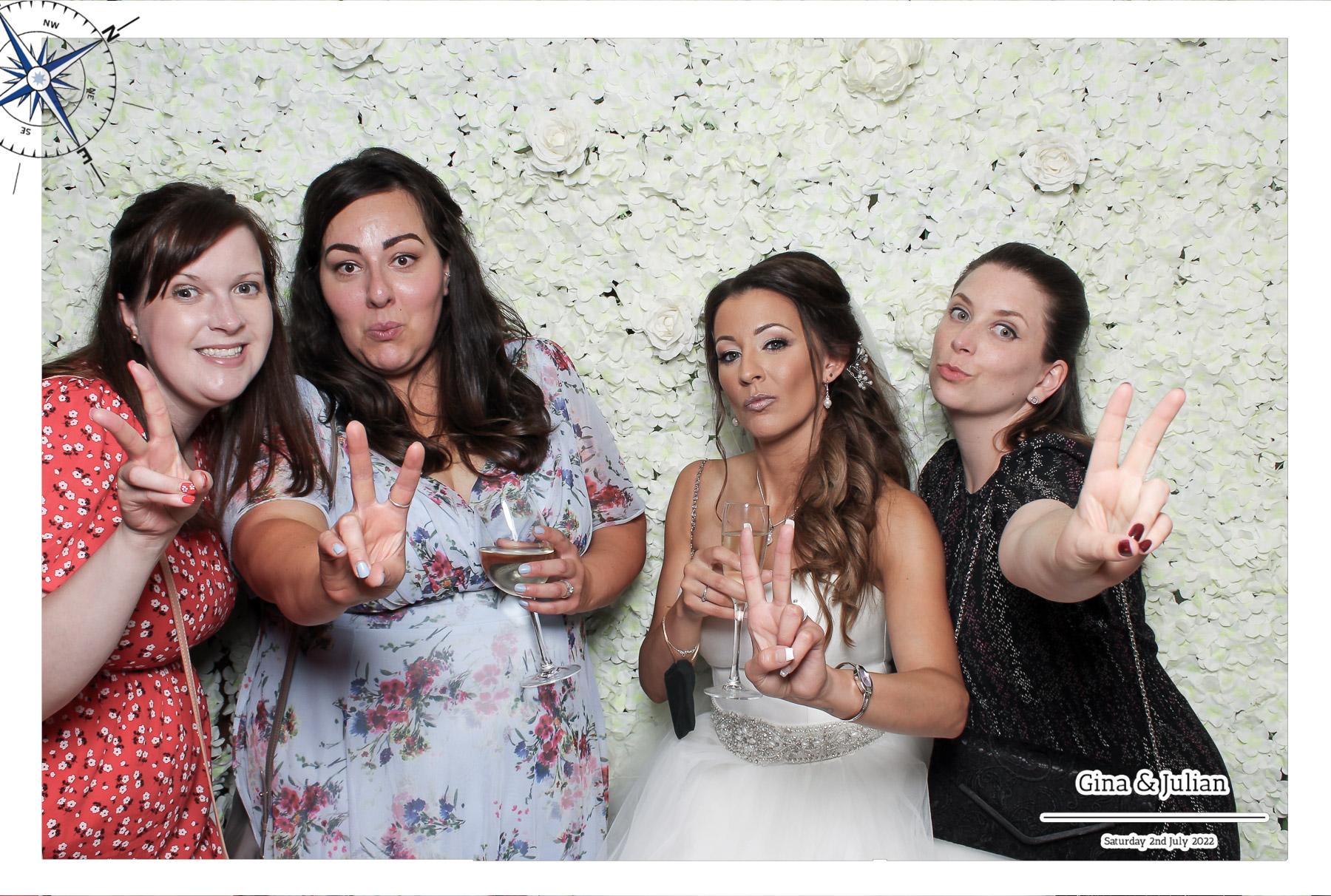Gina & Julian Wedding - Classic Open Booth | View more photos from the event at gallery.freshbooths.com/u/FreshBooths/Gina-Julian-Wedding-Classic-Open-Booth
