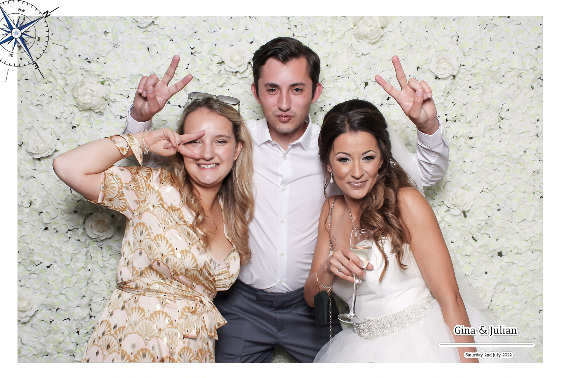 Gina & Julian Wedding - Classic Open Booth | View more photos from the event at gallery.freshbooths.com/u/FreshBooths/Gina-Julian-Wedding-Classic-Open-Booth
