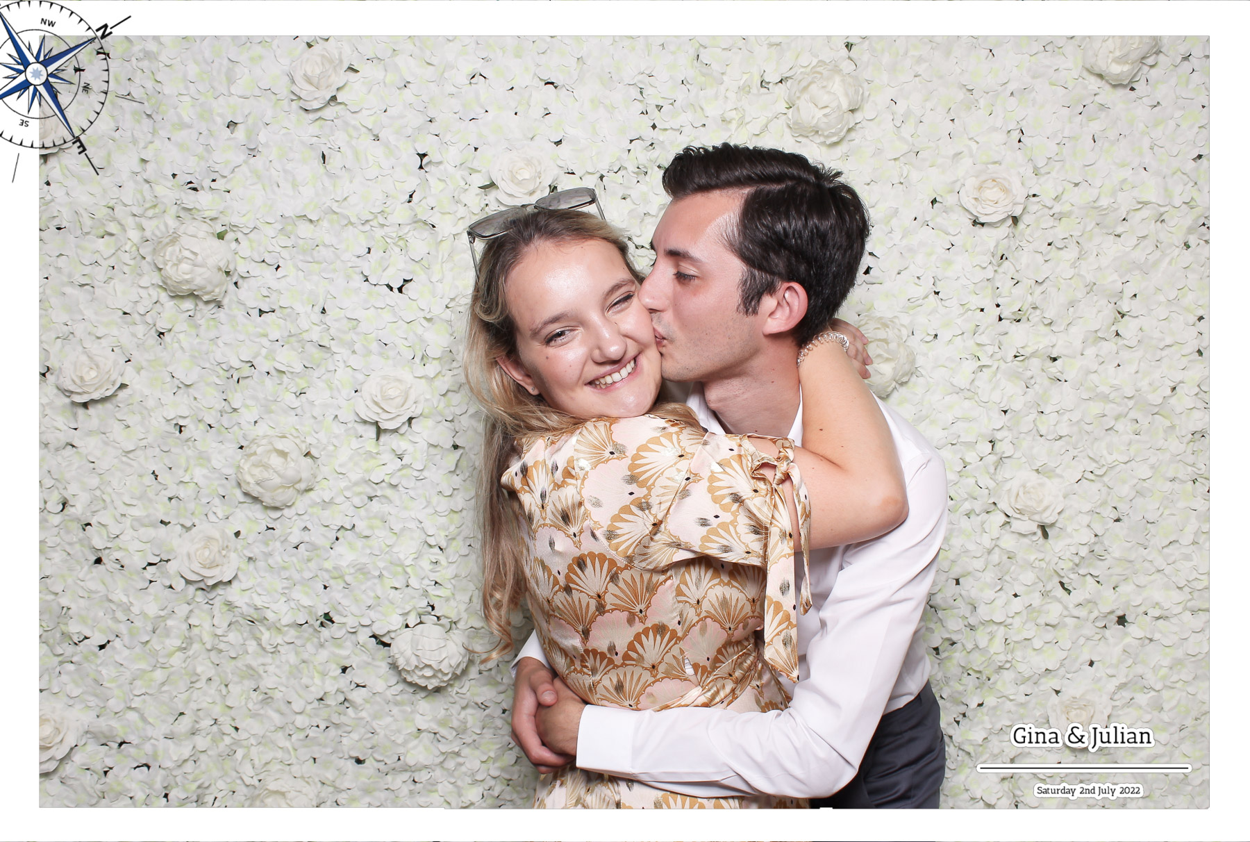Gina & Julian Wedding - Classic Open Booth | View more photos from the event at gallery.freshbooths.com/u/FreshBooths/Gina-Julian-Wedding-Classic-Open-Booth