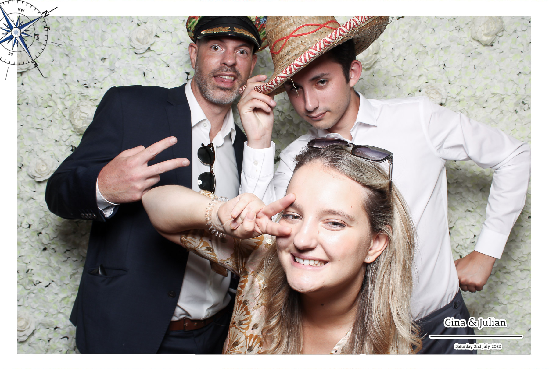 Gina & Julian Wedding - Classic Open Booth | View more photos from the event at gallery.freshbooths.com/u/FreshBooths/Gina-Julian-Wedding-Classic-Open-Booth