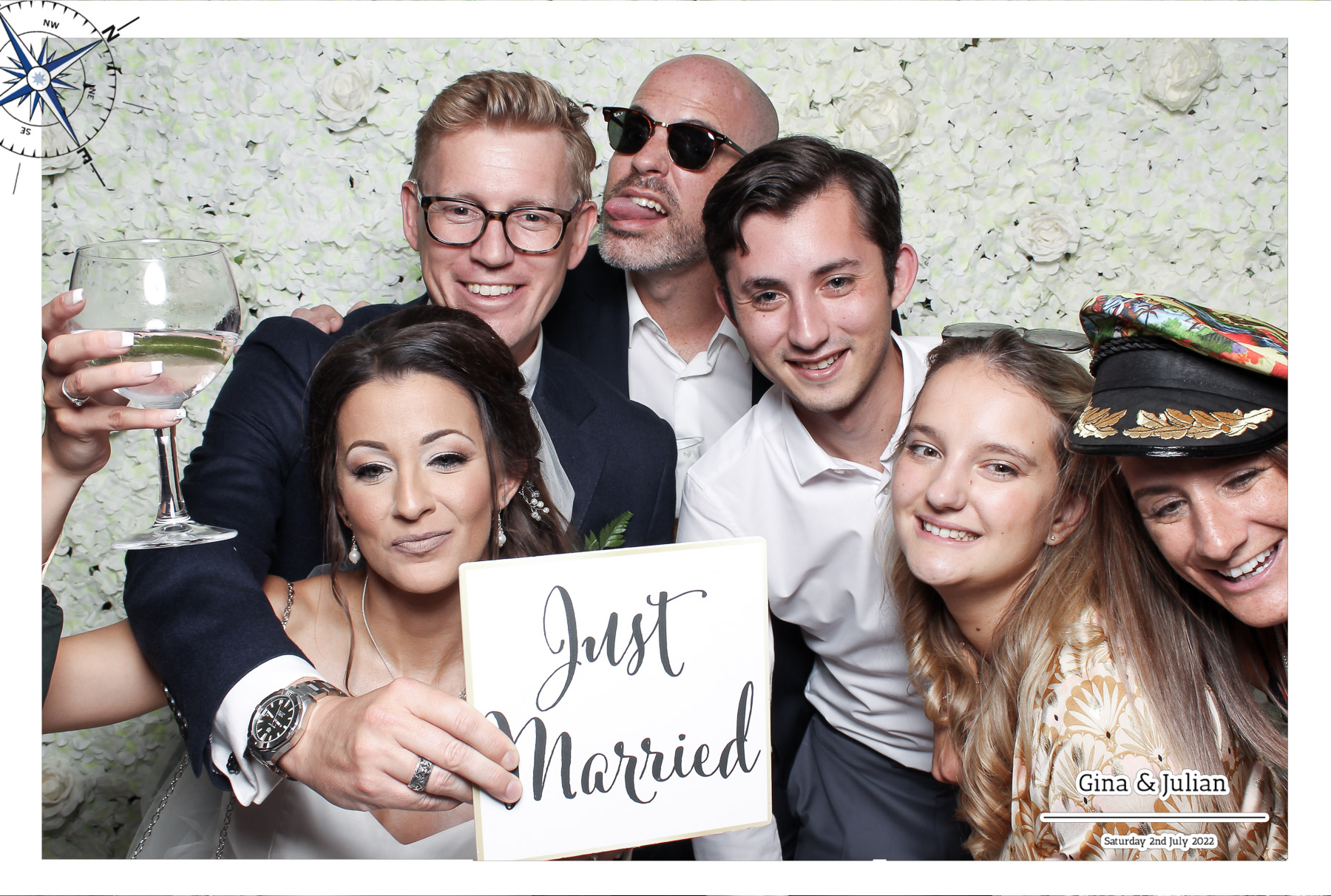 Gina & Julian Wedding - Classic Open Booth | View more photos from the event at gallery.freshbooths.com/u/FreshBooths/Gina-Julian-Wedding-Classic-Open-Booth