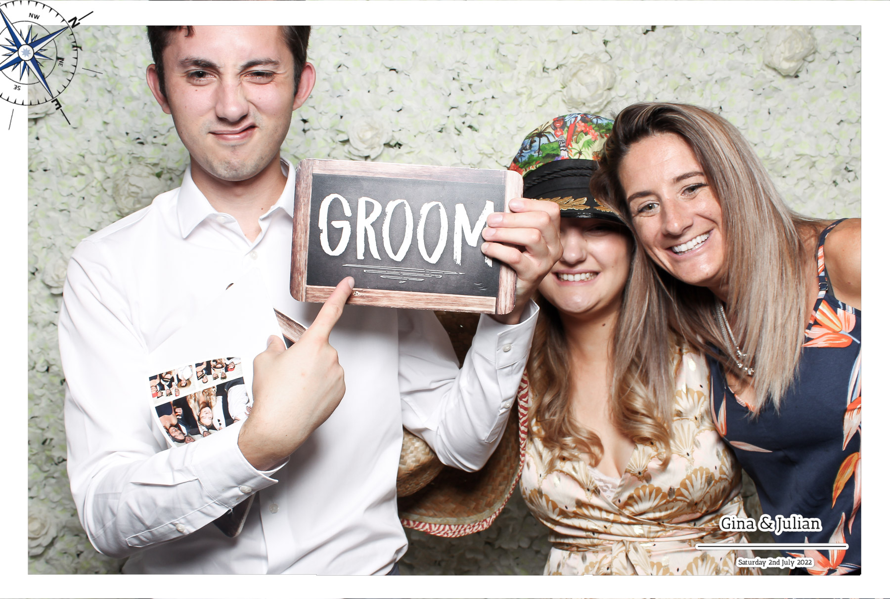 Gina & Julian Wedding - Classic Open Booth | View more photos from the event at gallery.freshbooths.com/u/FreshBooths/Gina-Julian-Wedding-Classic-Open-Booth