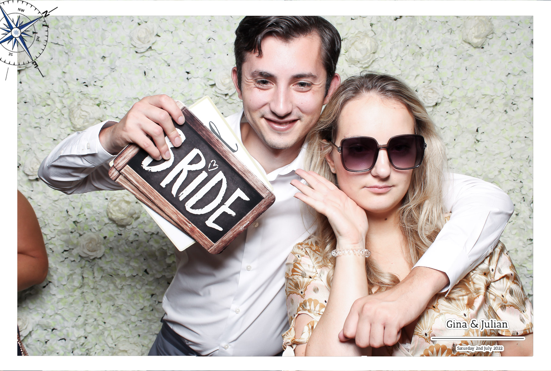 Gina & Julian Wedding - Classic Open Booth | View more photos from the event at gallery.freshbooths.com/u/FreshBooths/Gina-Julian-Wedding-Classic-Open-Booth