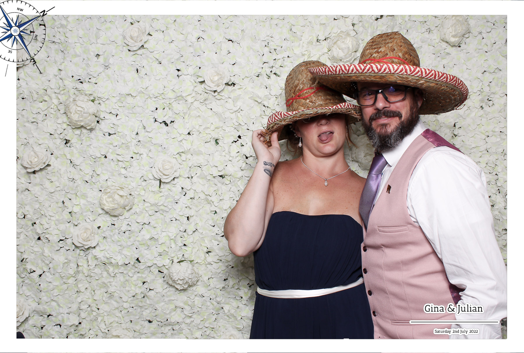 Gina & Julian Wedding - Classic Open Booth | View more photos from the event at gallery.freshbooths.com/u/FreshBooths/Gina-Julian-Wedding-Classic-Open-Booth