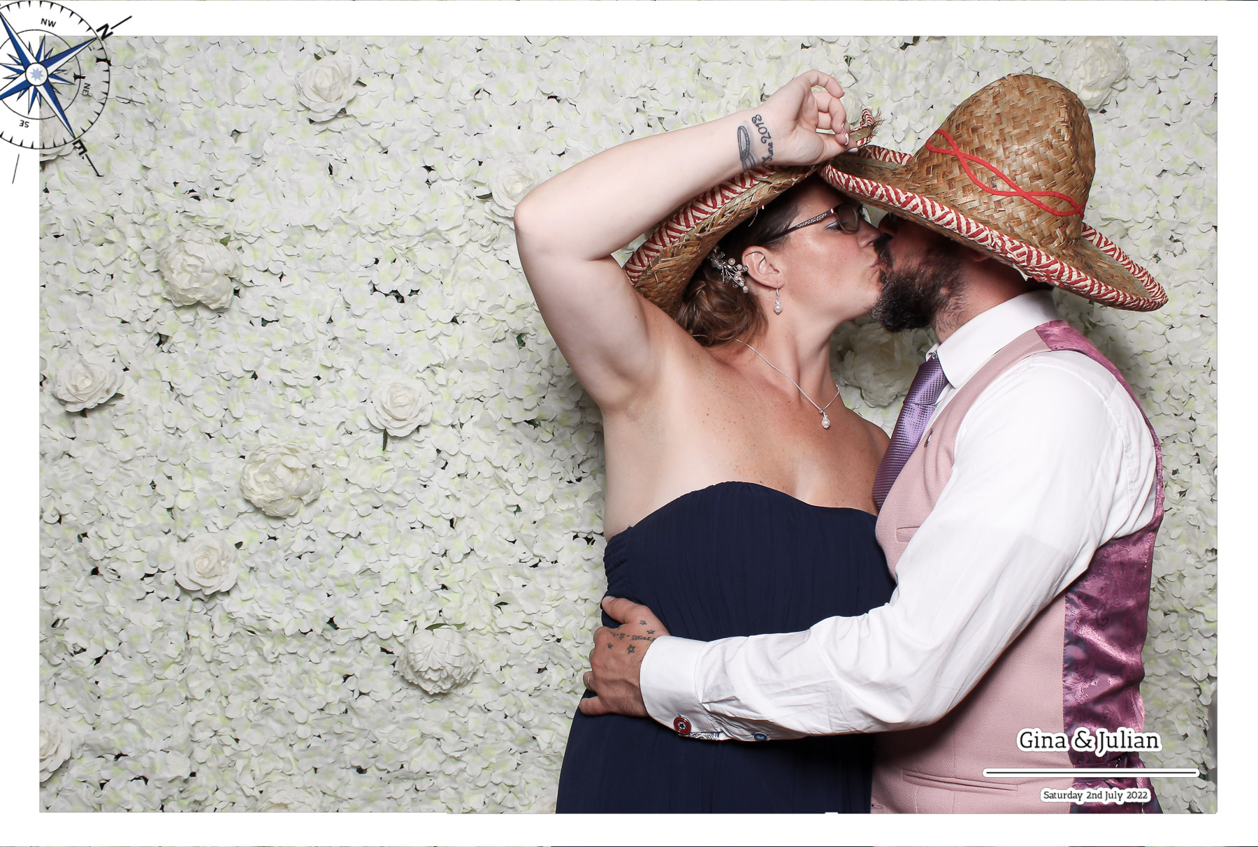 Gina & Julian Wedding - Classic Open Booth | View more photos from the event at gallery.freshbooths.com/u/FreshBooths/Gina-Julian-Wedding-Classic-Open-Booth