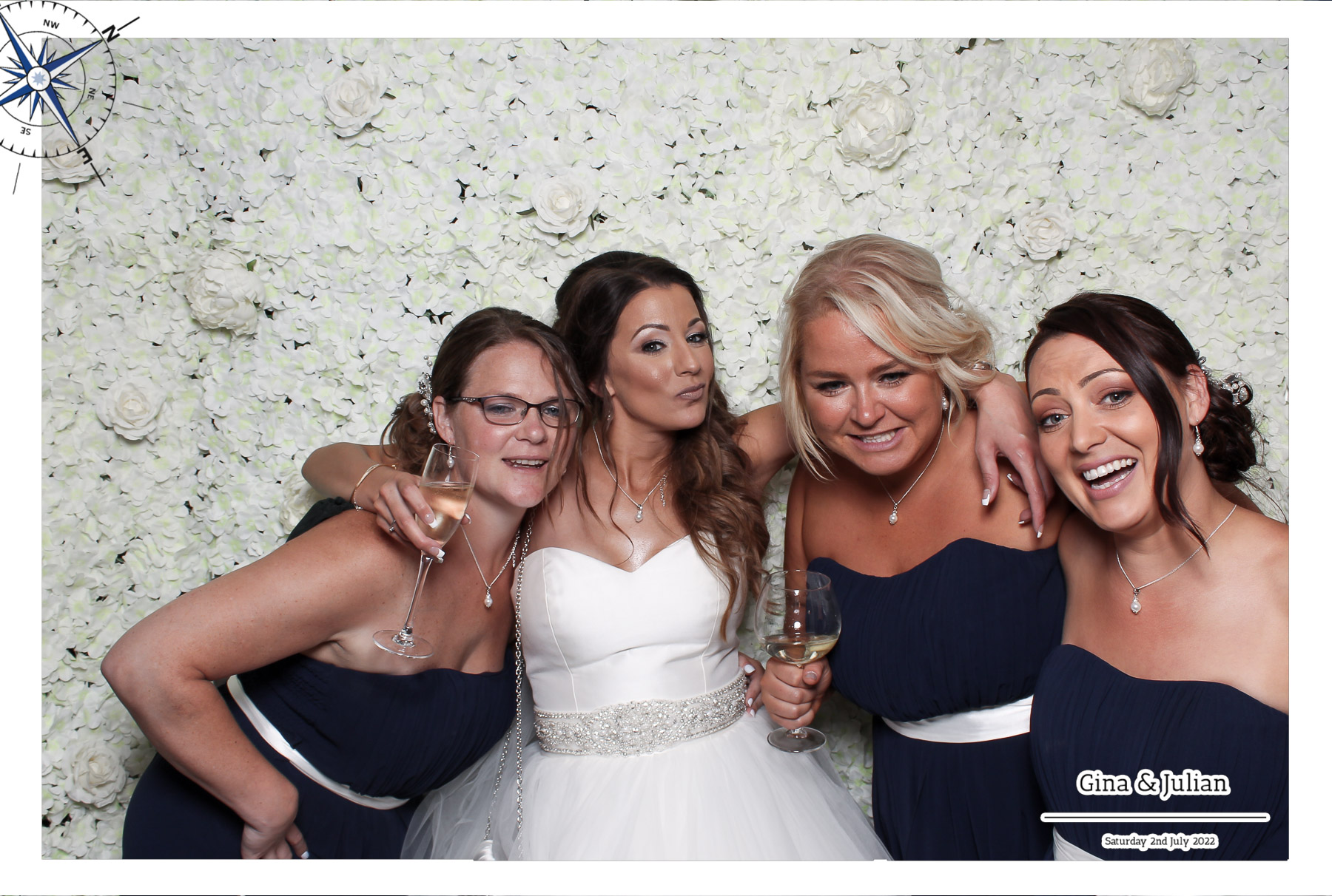 Gina & Julian Wedding - Classic Open Booth | View more photos from the event at gallery.freshbooths.com/u/FreshBooths/Gina-Julian-Wedding-Classic-Open-Booth