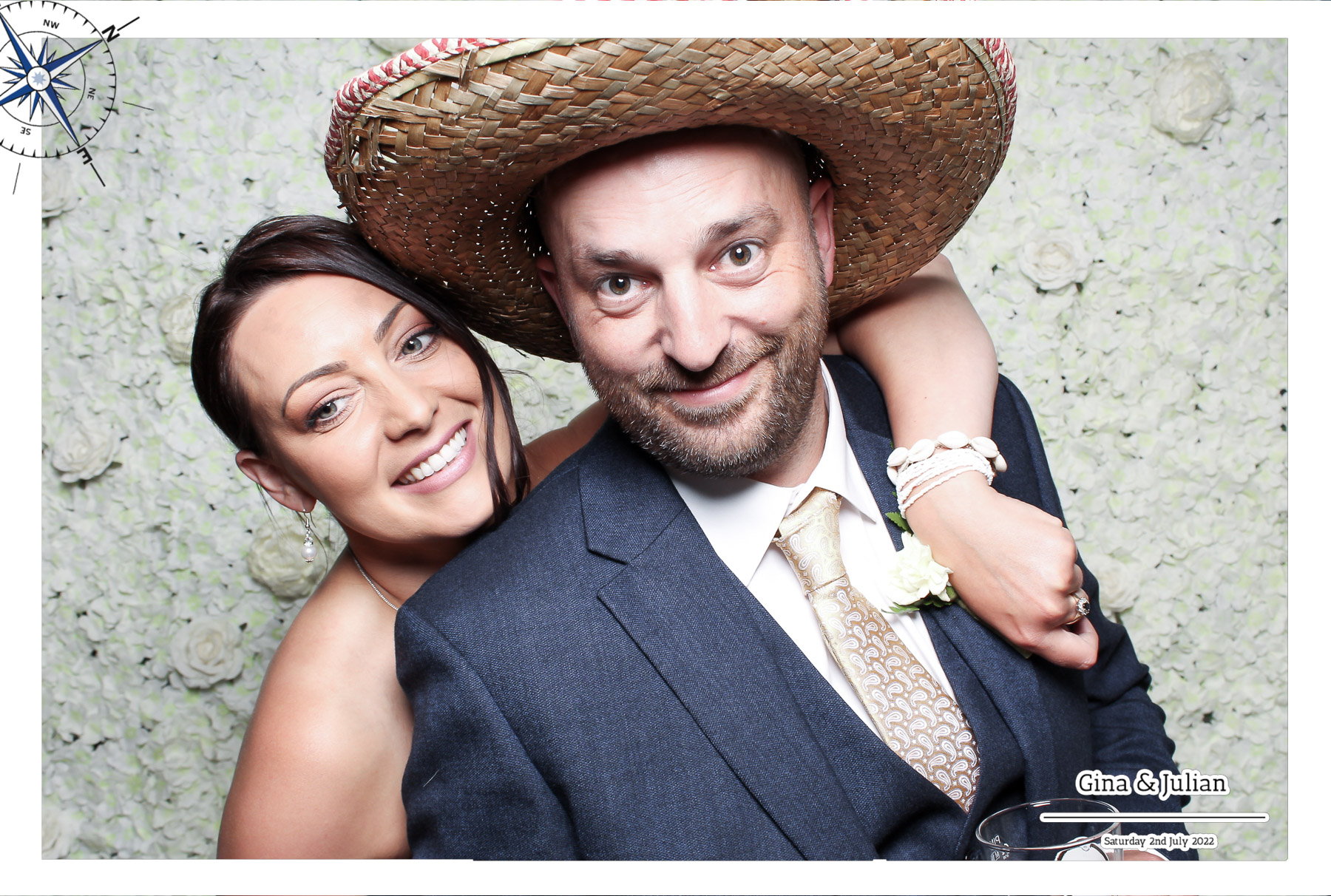Gina & Julian Wedding - Classic Open Booth | View more photos from the event at gallery.freshbooths.com/u/FreshBooths/Gina-Julian-Wedding-Classic-Open-Booth