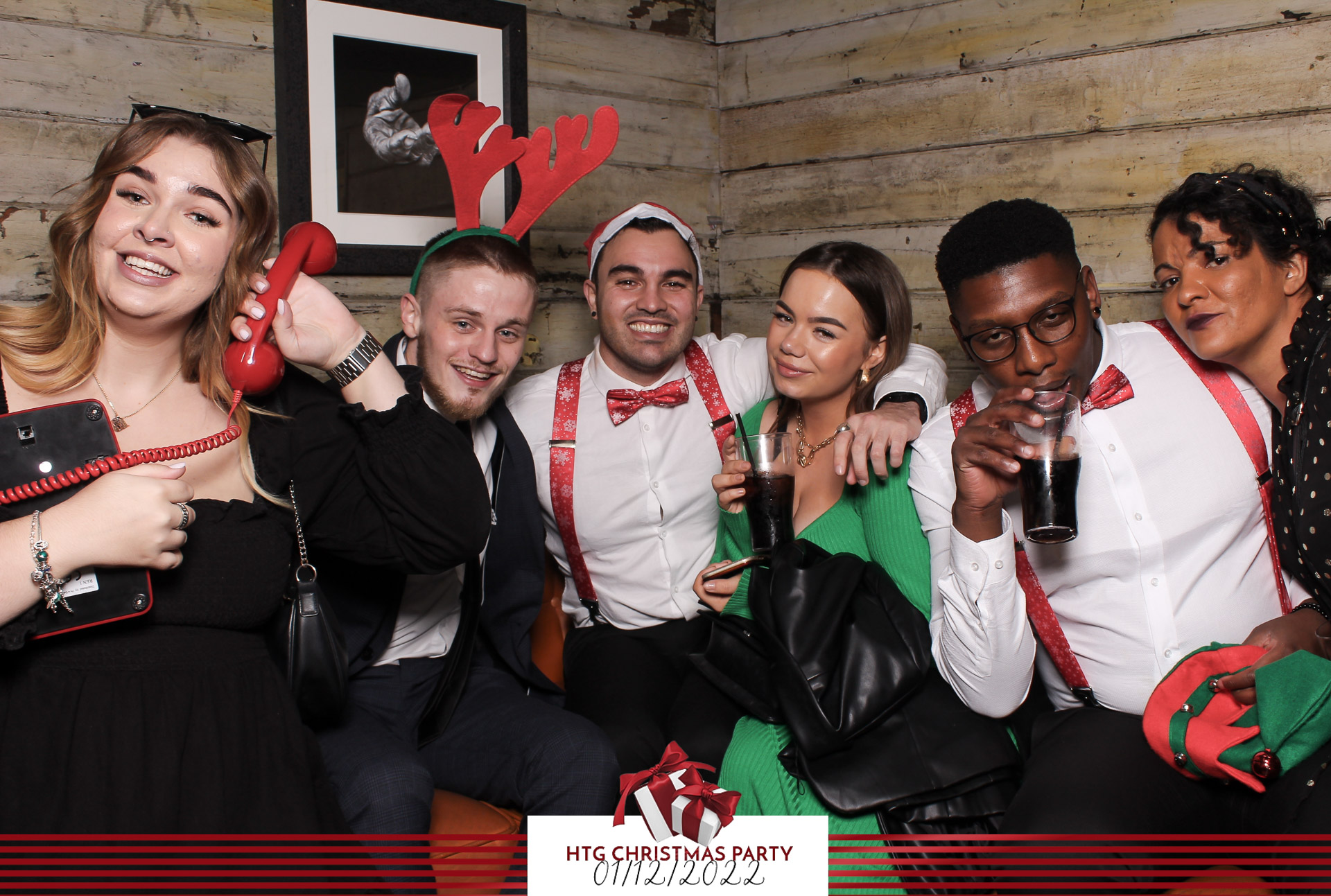 HTG Christmas Party - Classic Open Booth | View more photos from the event at gallery.freshbooths.com/u/FreshBooths/HTG-Christmas-Party-Classic-Open-Booth