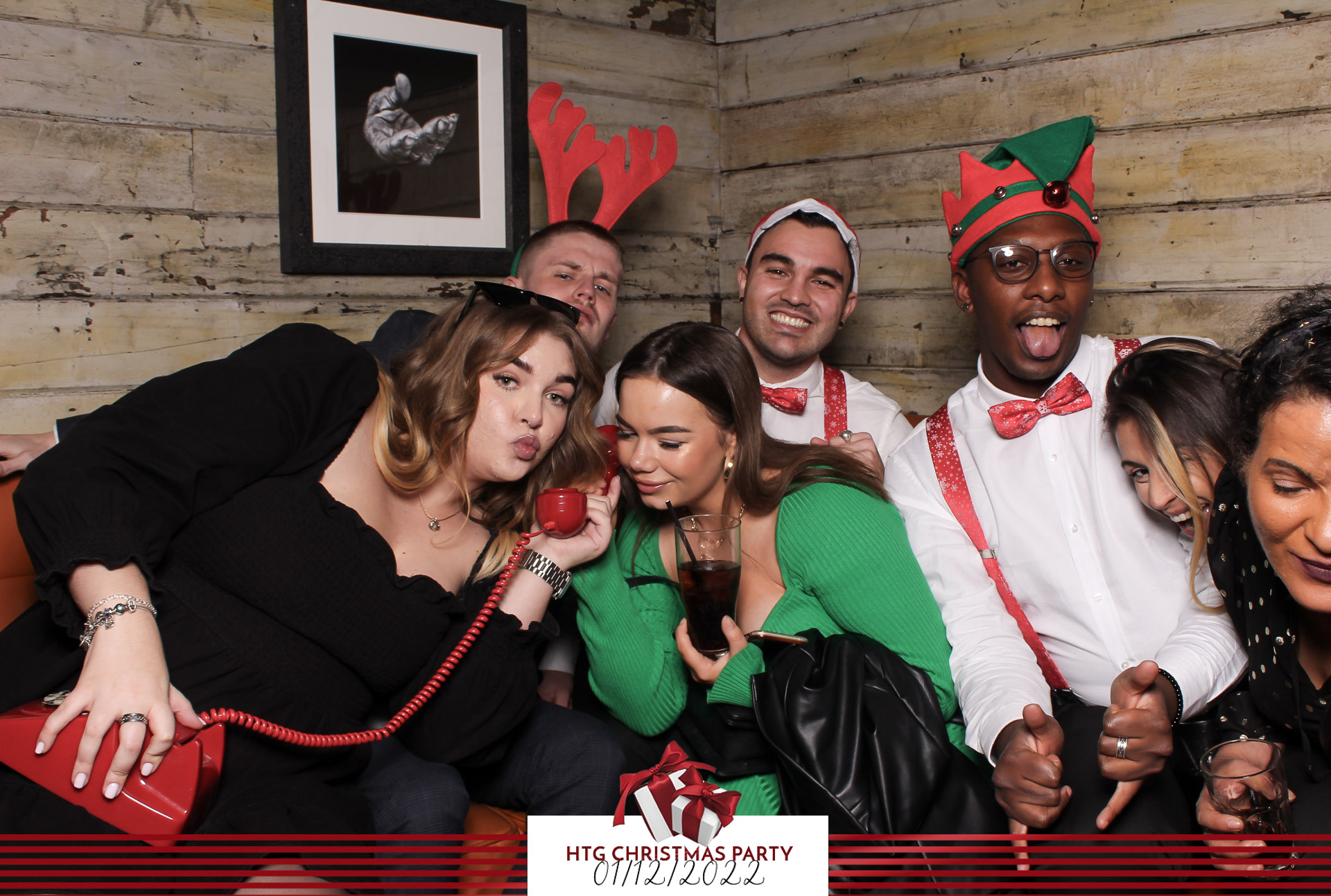 HTG Christmas Party - Classic Open Booth | View more photos from the event at gallery.freshbooths.com/u/FreshBooths/HTG-Christmas-Party-Classic-Open-Booth