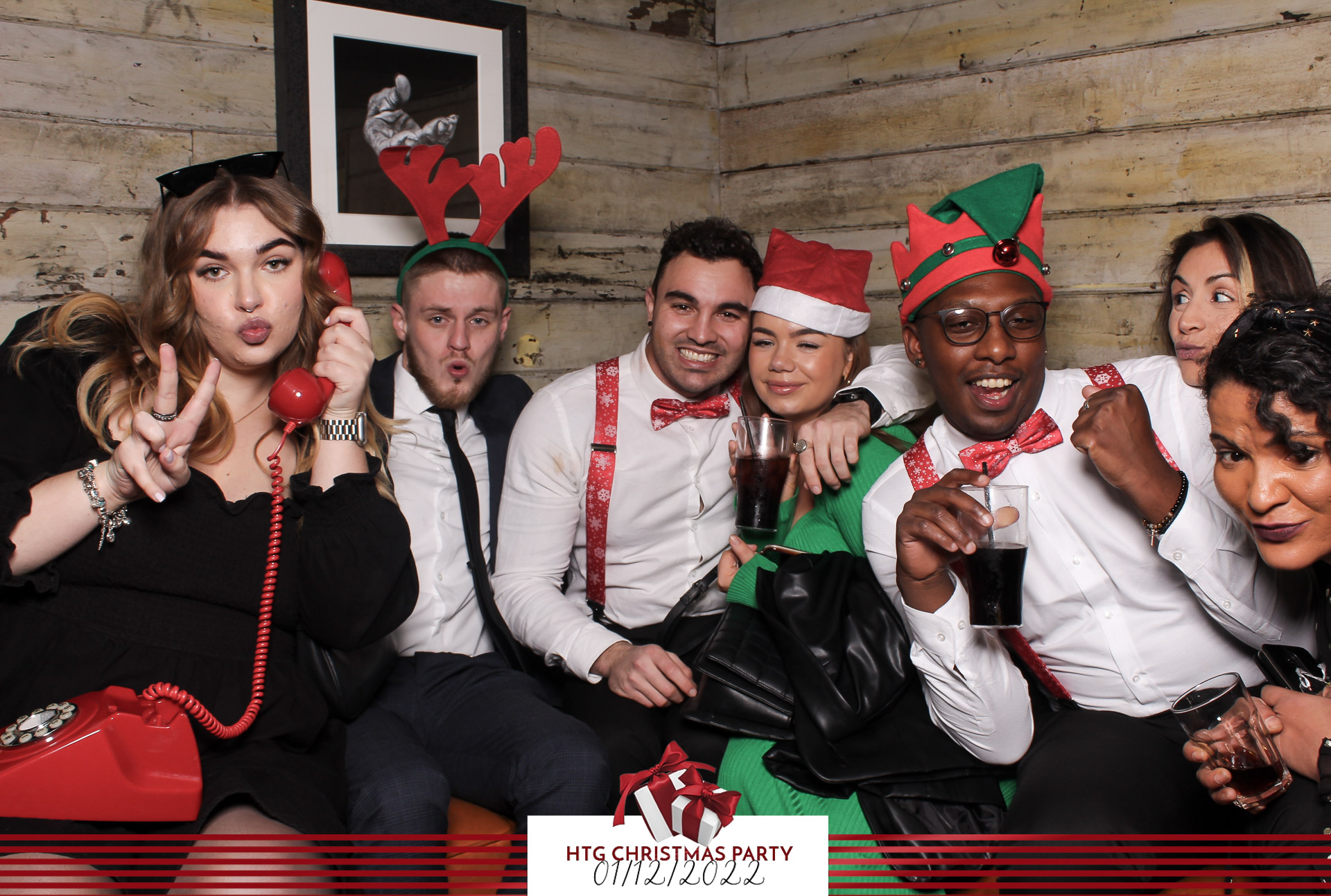 HTG Christmas Party - Classic Open Booth | View more photos from the event at gallery.freshbooths.com/u/FreshBooths/HTG-Christmas-Party-Classic-Open-Booth