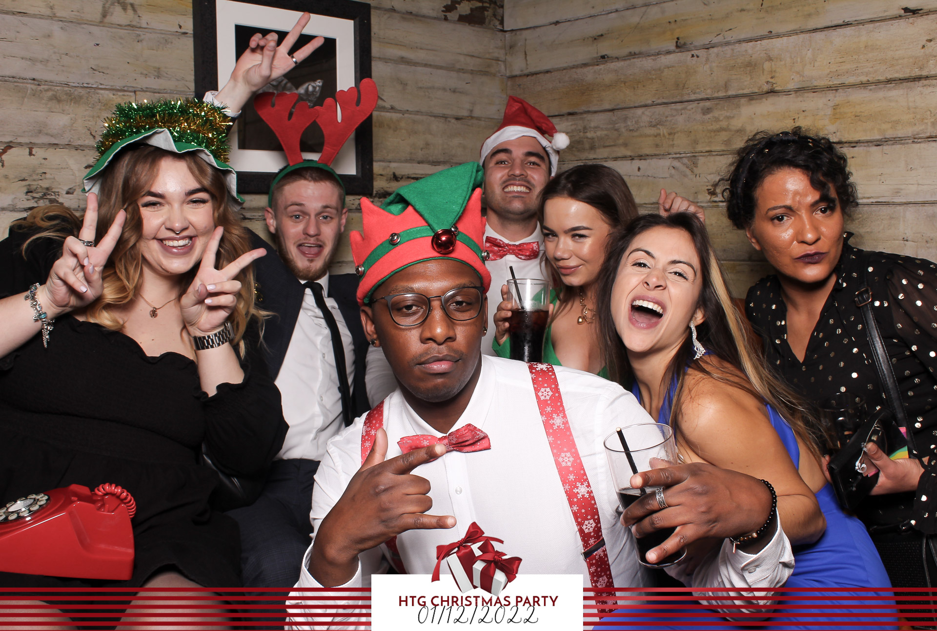 HTG Christmas Party - Classic Open Booth | View more photos from the event at gallery.freshbooths.com/u/FreshBooths/HTG-Christmas-Party-Classic-Open-Booth