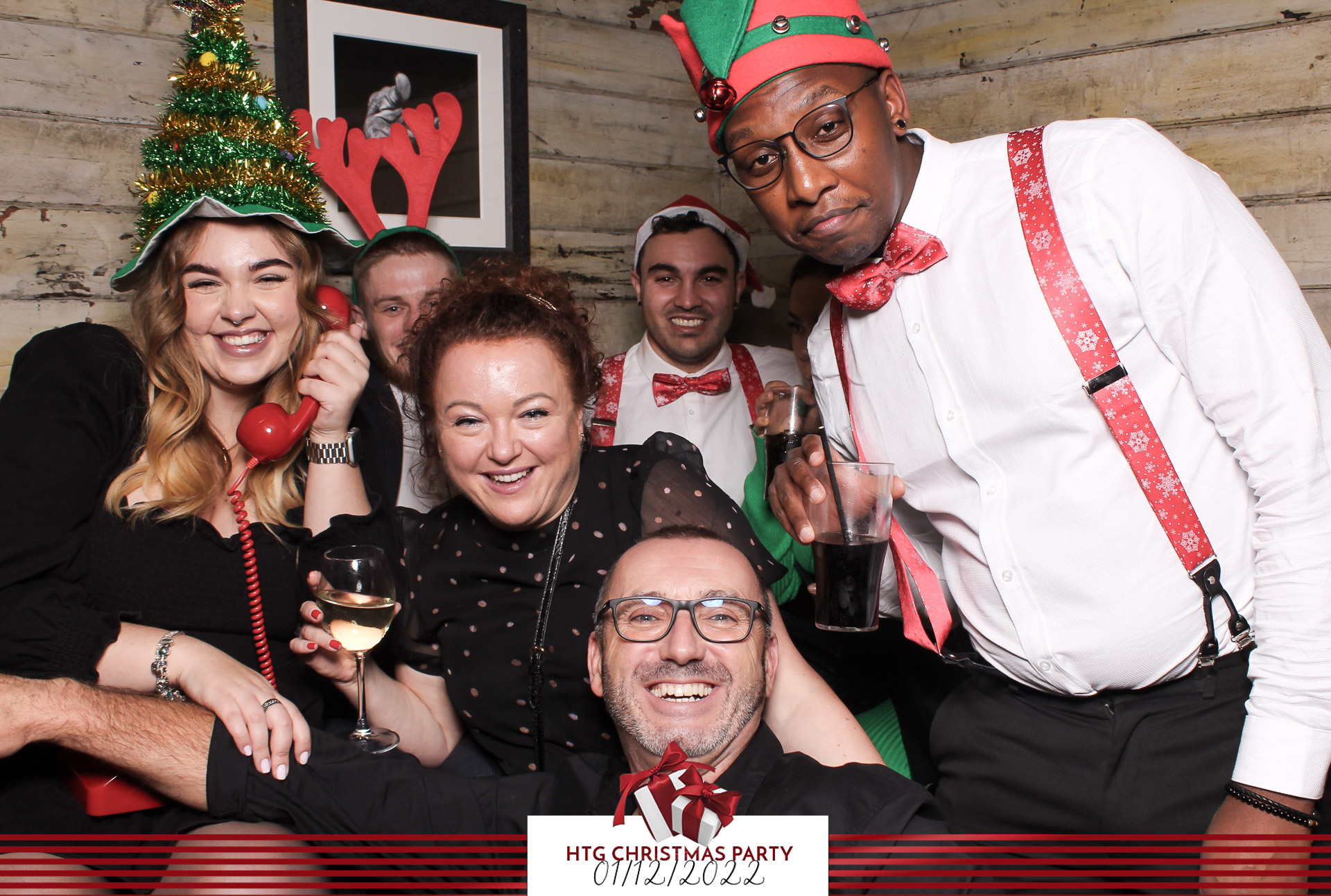 HTG Christmas Party - Classic Open Booth | View more photos from the event at gallery.freshbooths.com/u/FreshBooths/HTG-Christmas-Party-Classic-Open-Booth