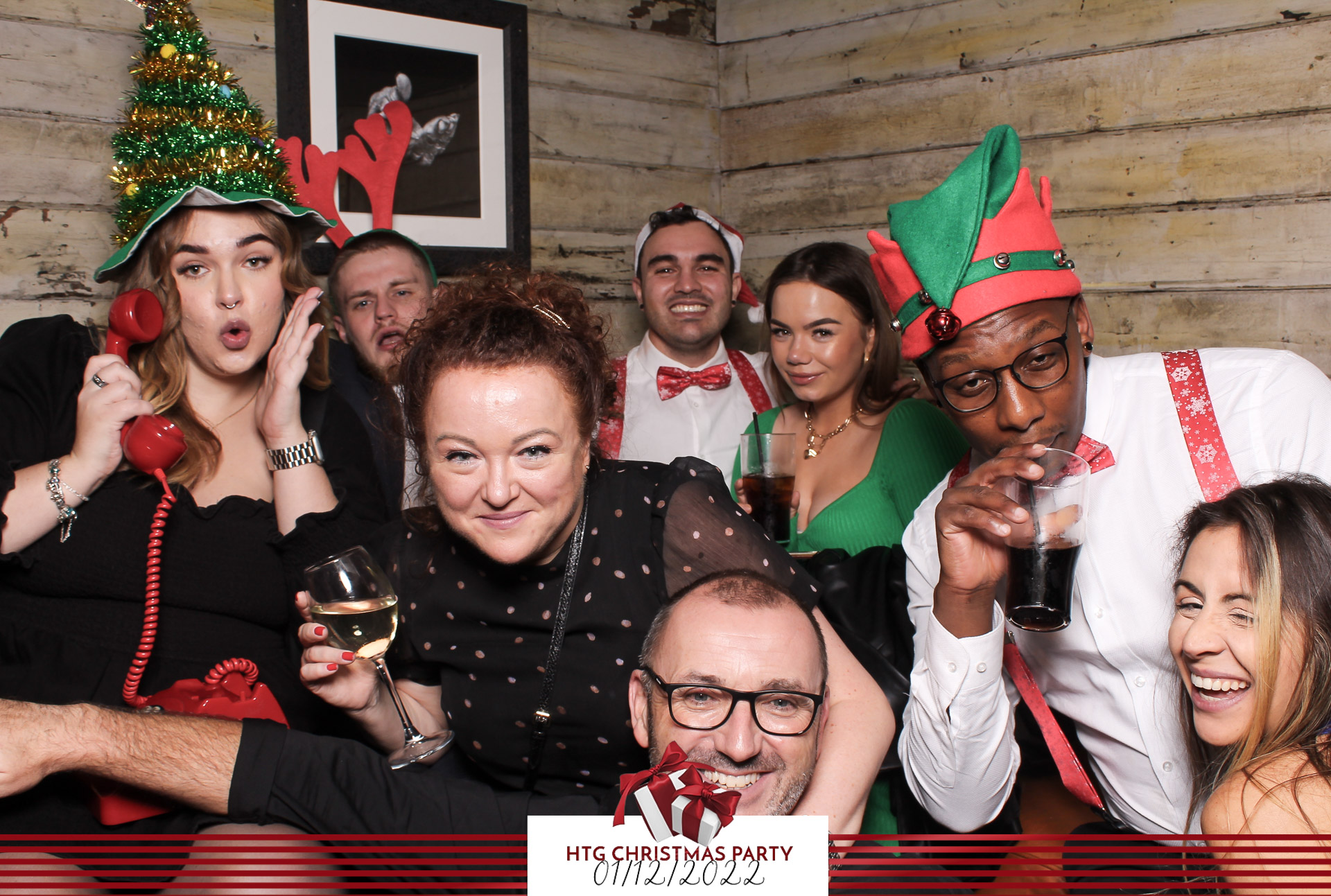 HTG Christmas Party - Classic Open Booth | View more photos from the event at gallery.freshbooths.com/u/FreshBooths/HTG-Christmas-Party-Classic-Open-Booth