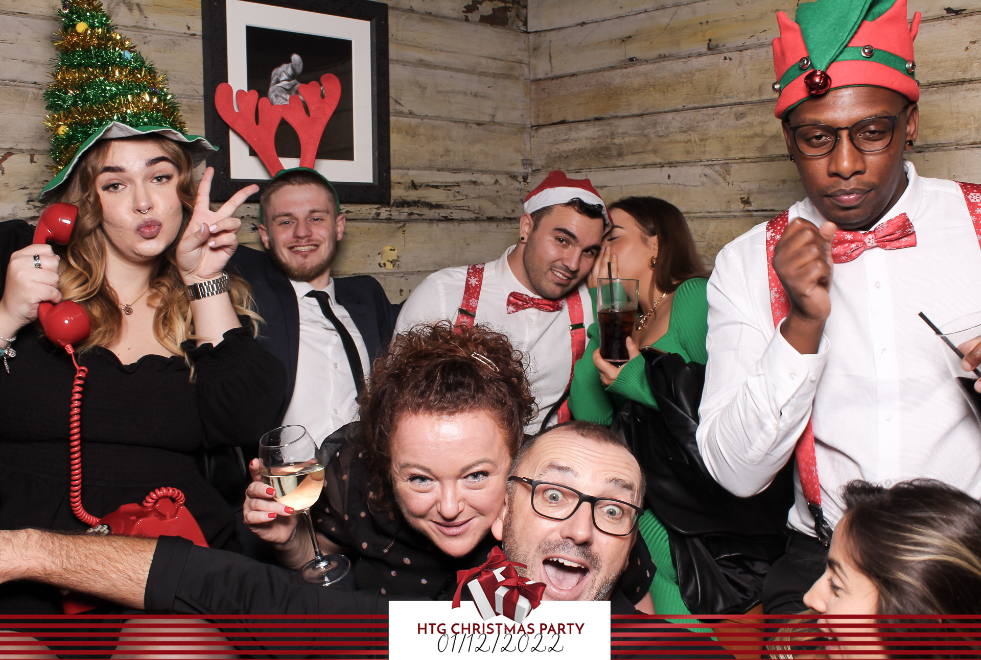 HTG Christmas Party - Classic Open Booth | View more photos from the event at gallery.freshbooths.com/u/FreshBooths/HTG-Christmas-Party-Classic-Open-Booth