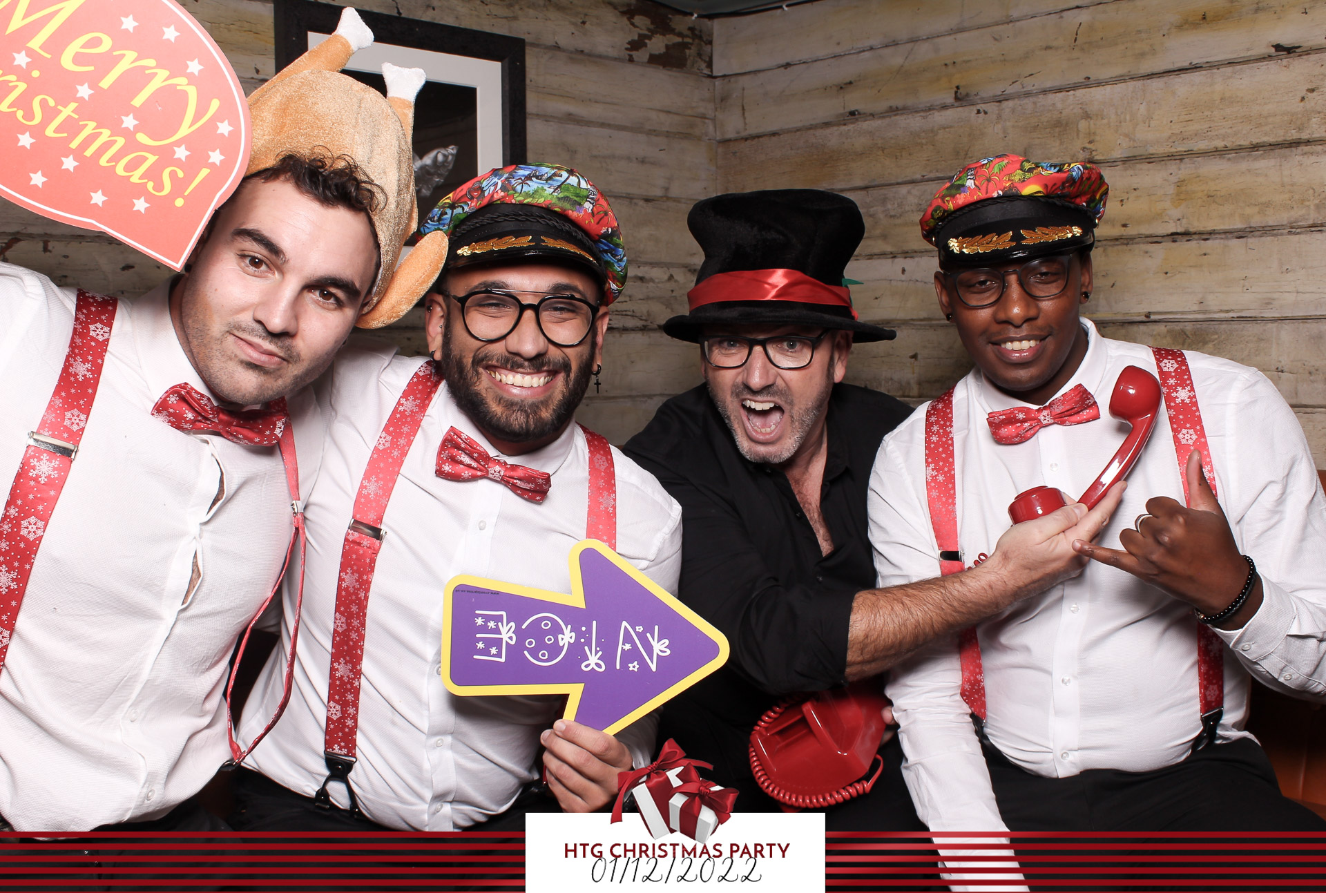 HTG Christmas Party - Classic Open Booth | View more photos from the event at gallery.freshbooths.com/u/FreshBooths/HTG-Christmas-Party-Classic-Open-Booth