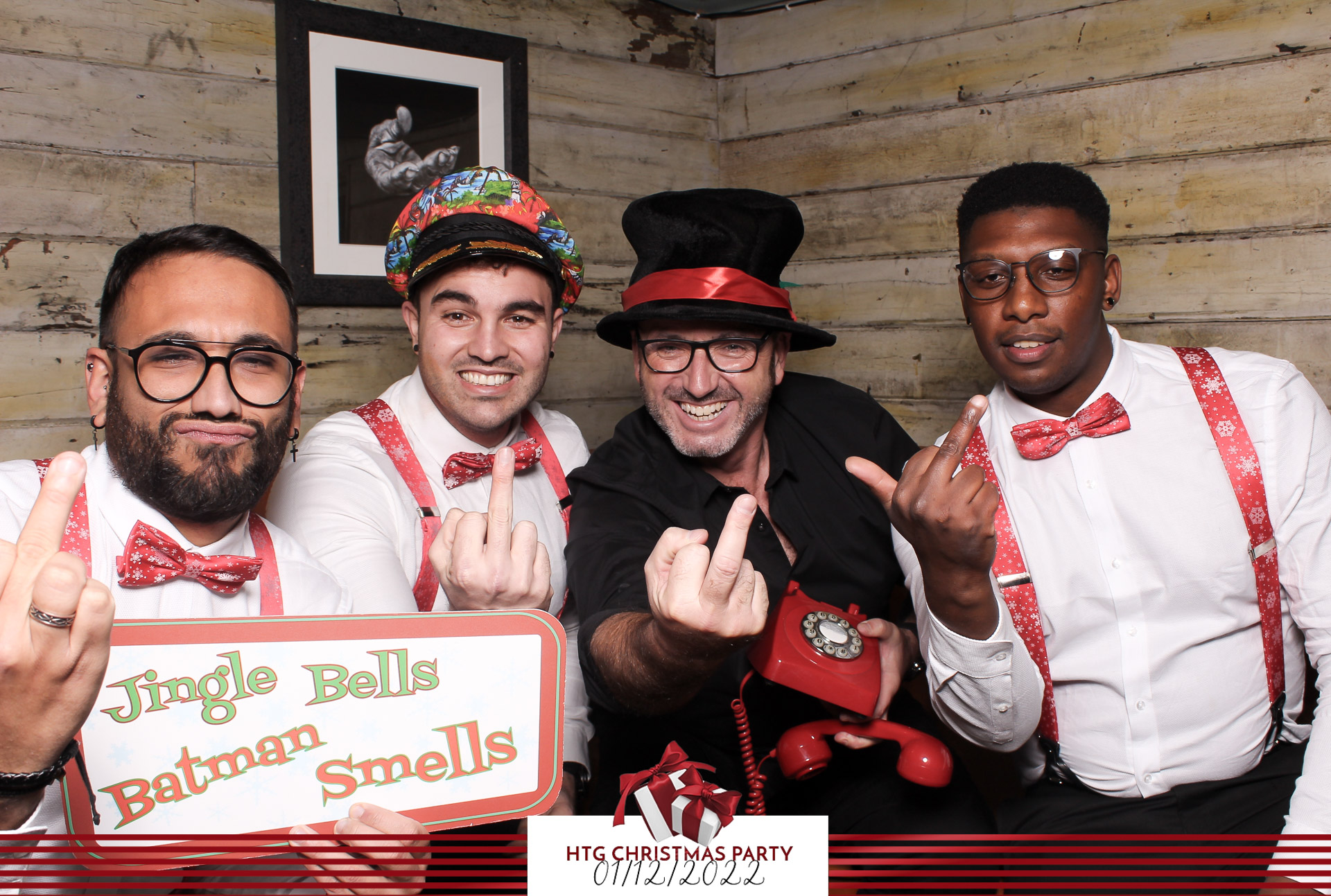HTG Christmas Party - Classic Open Booth | View more photos from the event at gallery.freshbooths.com/u/FreshBooths/HTG-Christmas-Party-Classic-Open-Booth